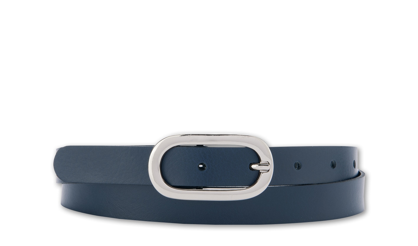 BERND GÖTZ Ledergürtel »Ledergürtel mit ovaler Dornschließe im schmalen Stil«