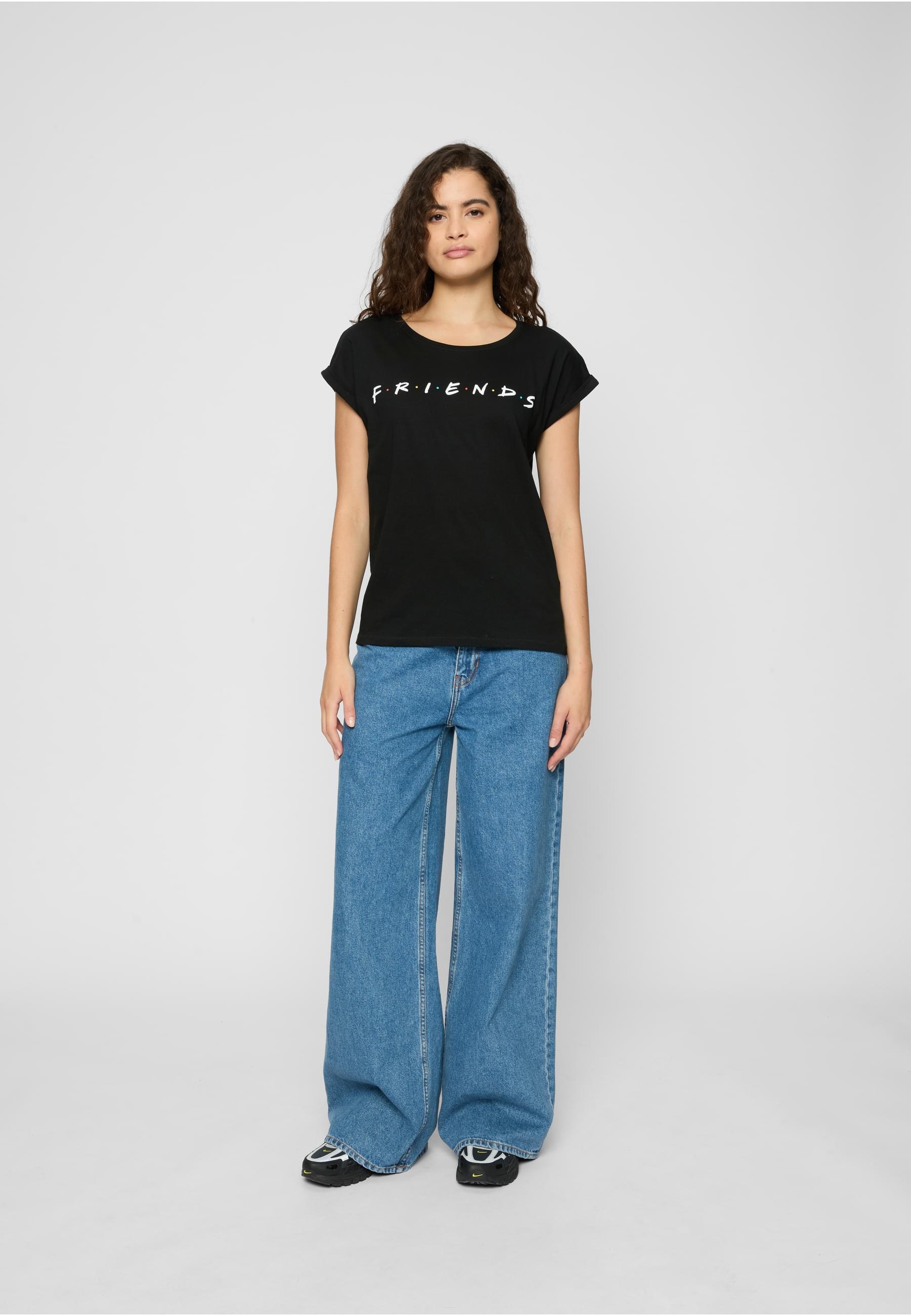 Merchcode Kurzarmshirt »Merchcode Damen Ladies Friends Logo Tee«, (1 tlg.)