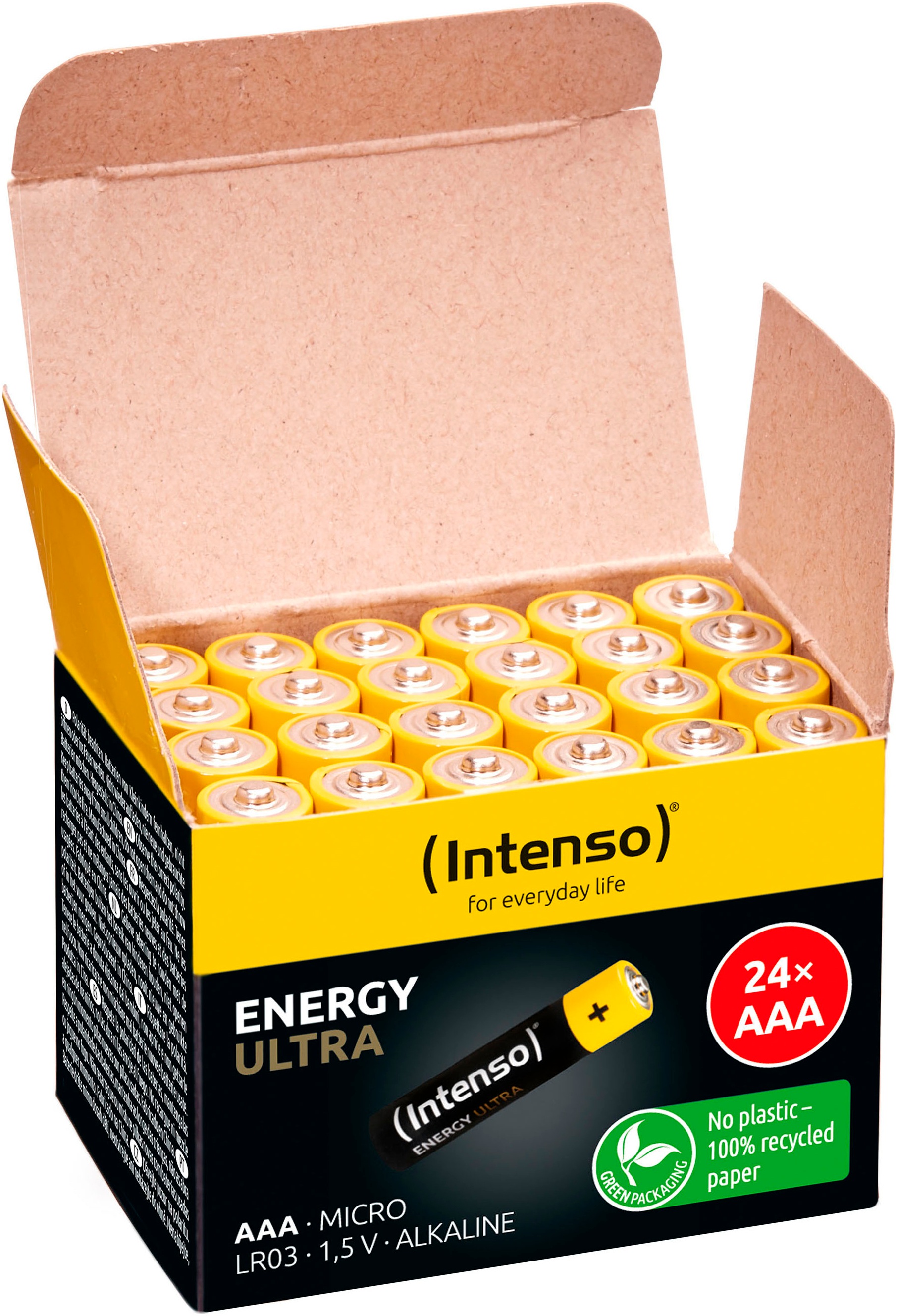 Intenso Batterie »7501814«, LR03, 1,5 V, (Packung, 24 St.)