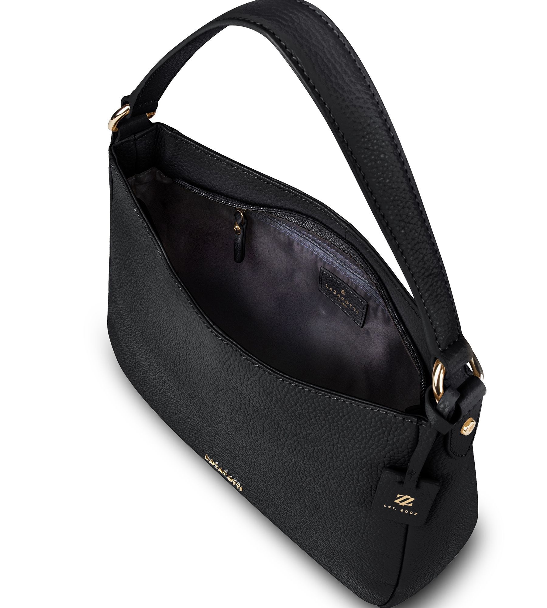 Lazarotti Schultertasche »Bologna Leather Hobo Schultertasche Leder 27 cm«