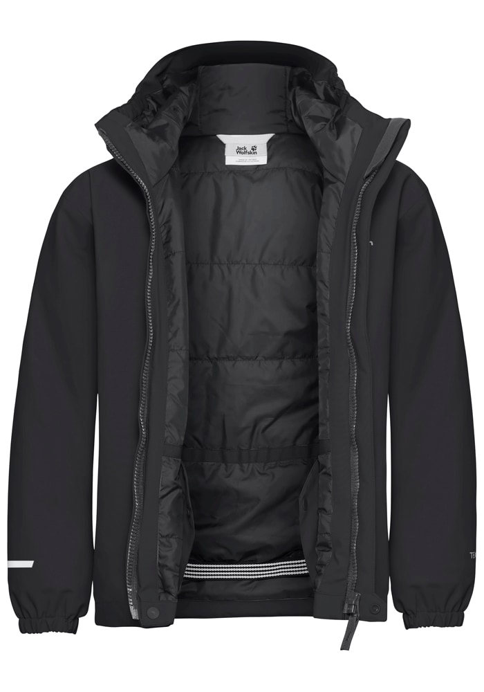 Jack Wolfskin Skijacke »FLOWLINE JKT KIDS«, mit Kapuze