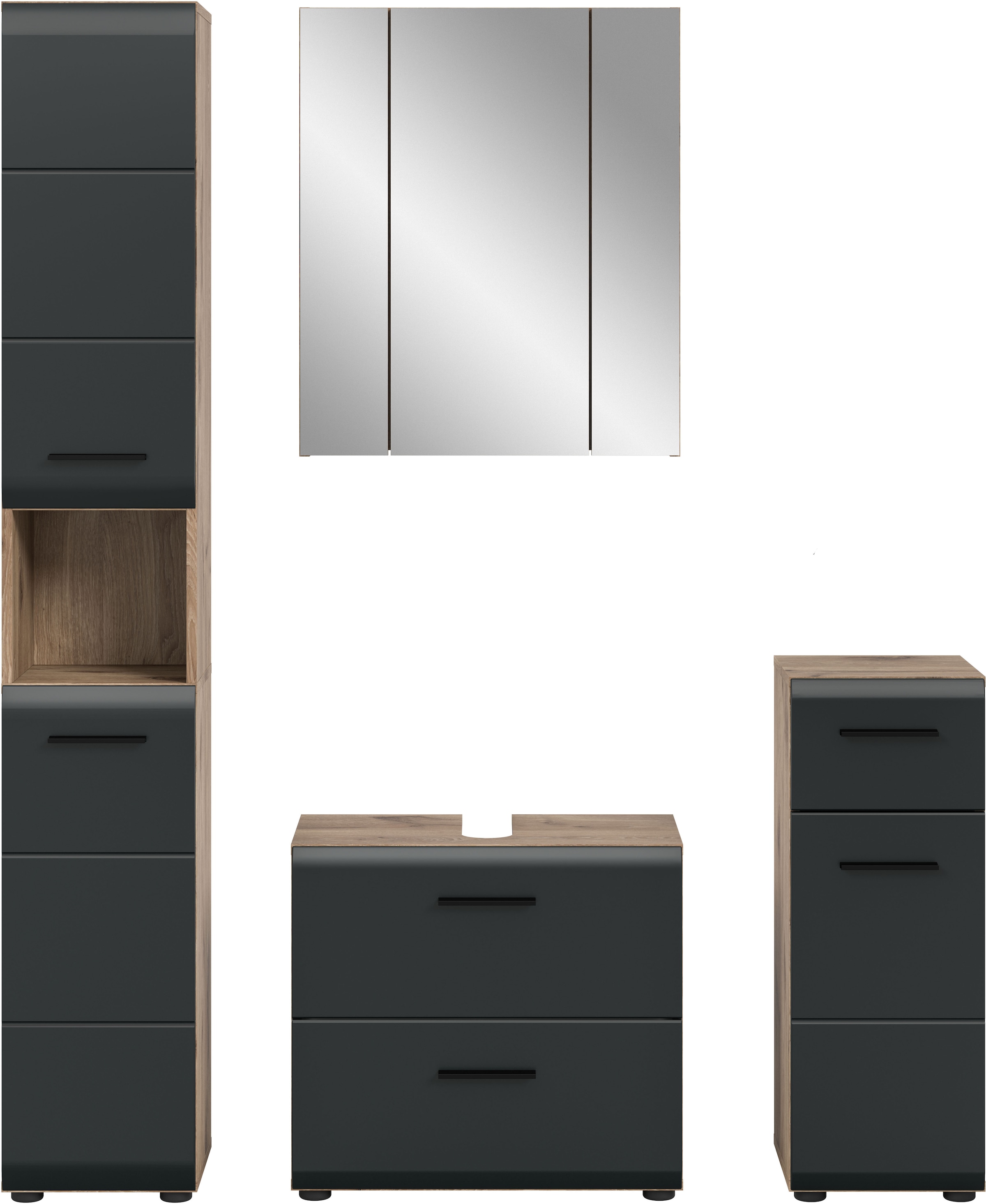 welltime Badezimmer-Set Set, 4 Stk. tlg.