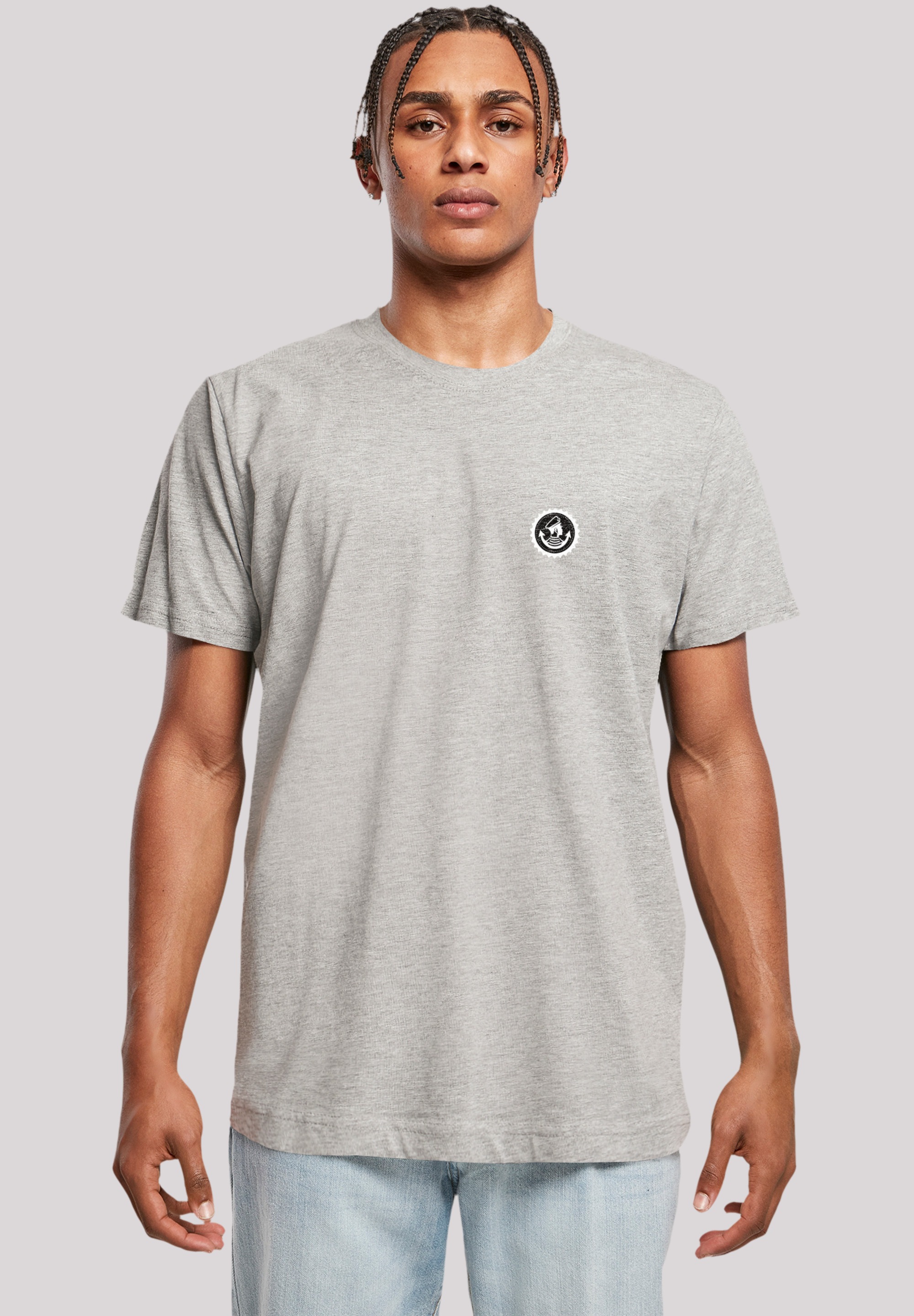 F4NT4STIC T-Shirt »AHOI Knut & Jan Hamburg«, Print