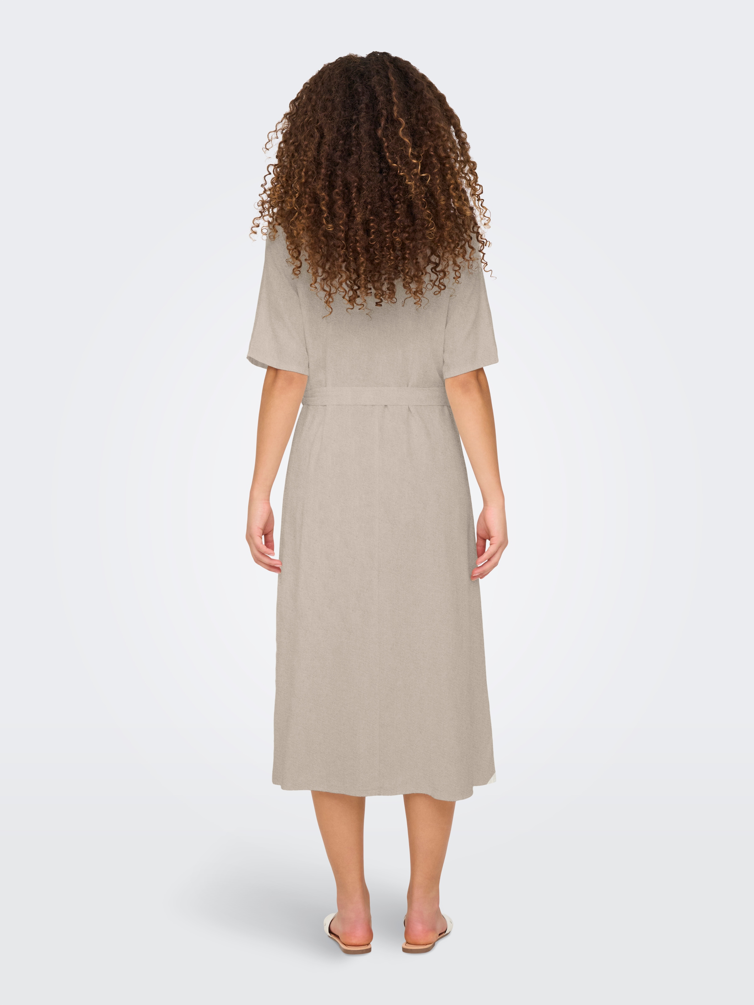 JDY Blusenkleid »JDYSAY 2/4 MIDI SHIRT DRESS WVN NOOS«, Sommerkleid