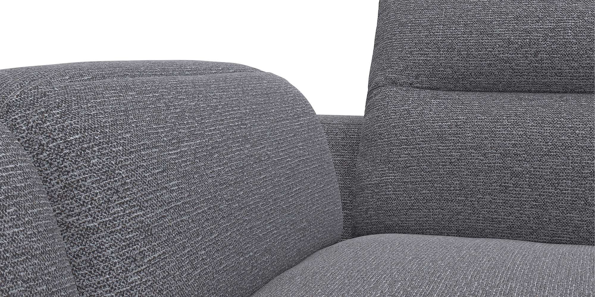FLEXLUX Ecksofa »Salino, Funktionssofa mit Ottomane, Relaxsofa, Ecksofa«, Sofa mit Arm- und Kopfteil-Verstellungen, Kaltschaum & Stahl-Wellen