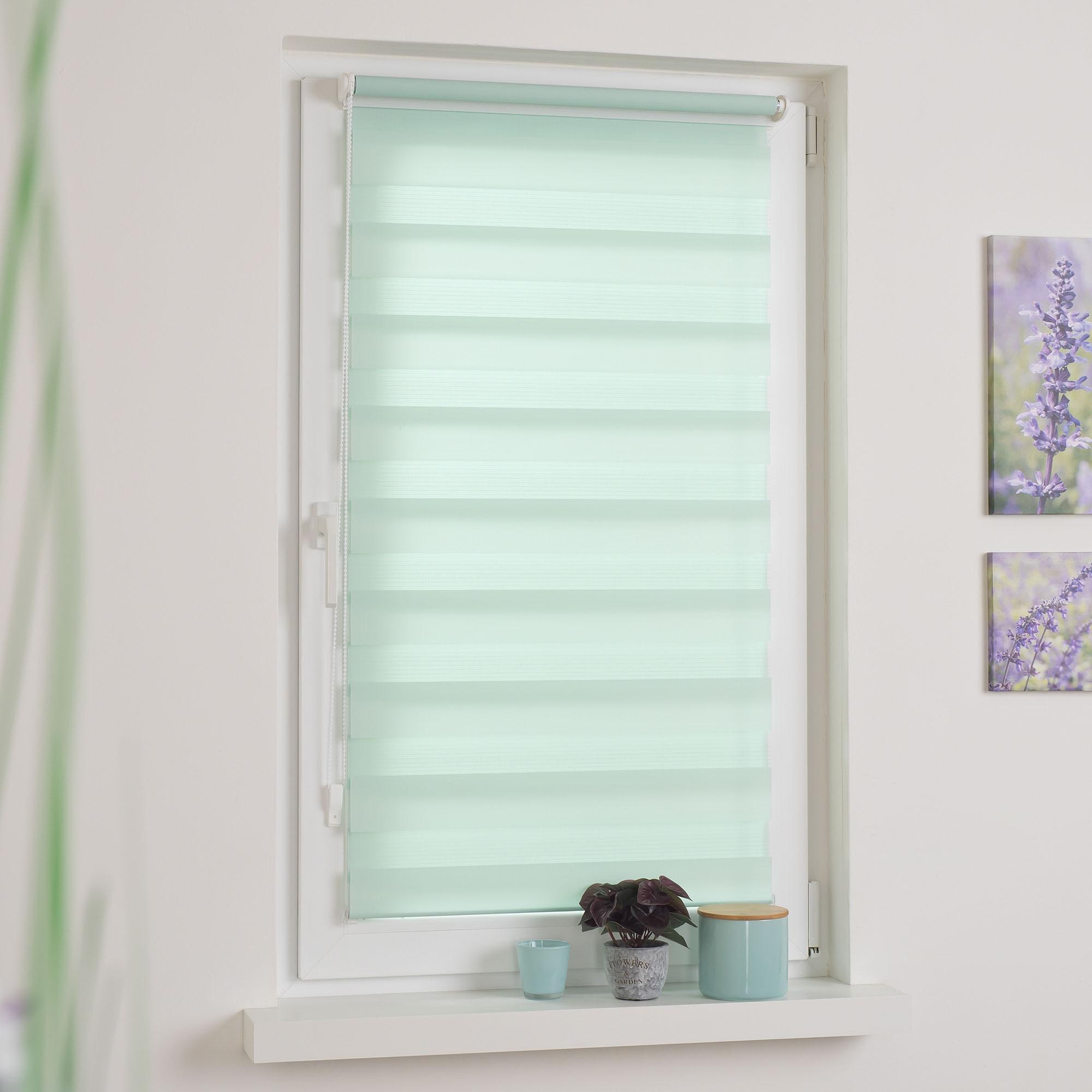 Liedeco Doppelrollo »Klemmfix-Duo-Rollo«, Lichtschutz, ohne Bohren, 1 Stück