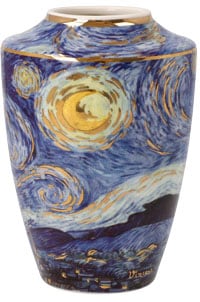 Goebel Tischvase "Vincent van Gogh - Sternennacht", (1 St.), Vase aus Porzellan, Höhe ca. 12,5 cm