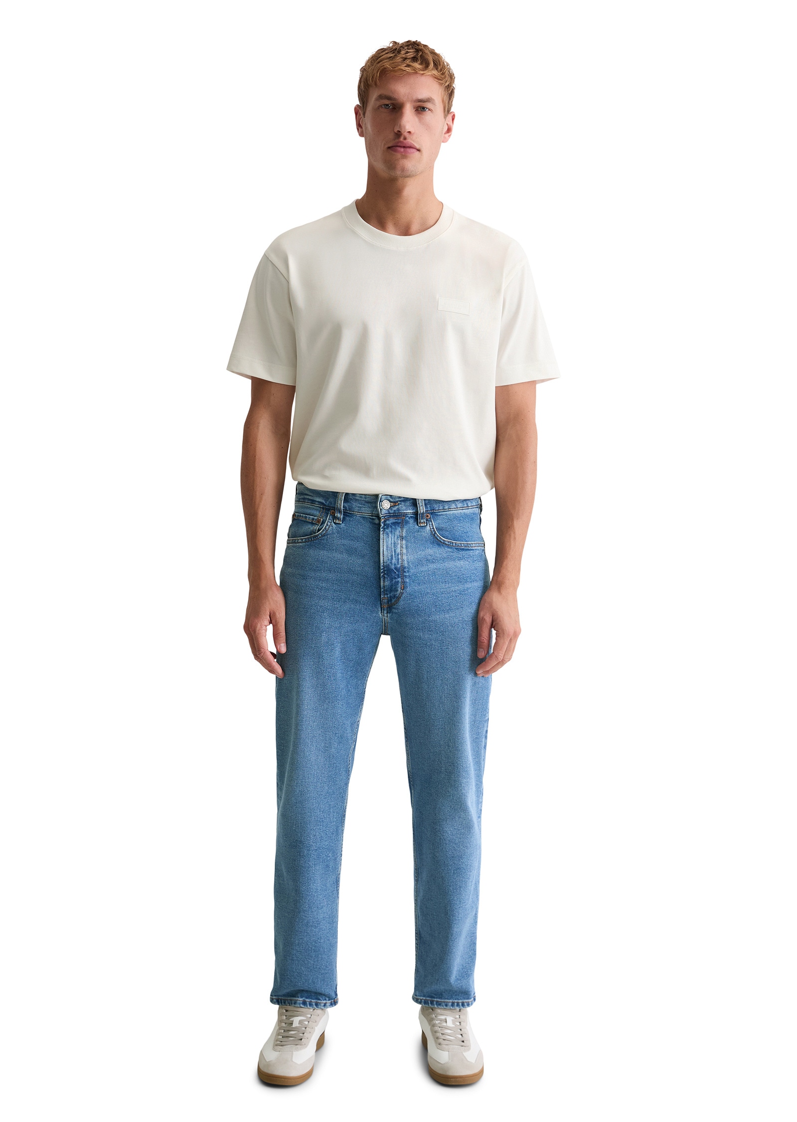 Marc O'Polo Straight-Jeans »aus Bio-Baumwoll-Mix«