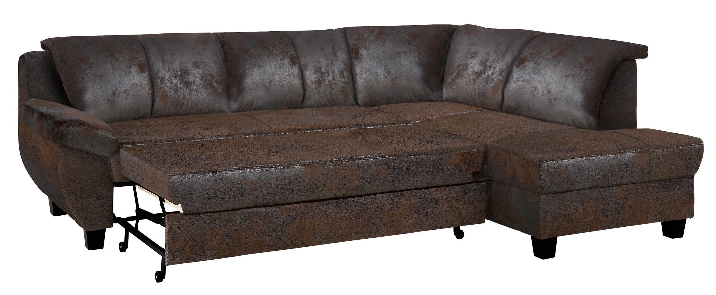 Home affaire Ecksofa »Yesterday Sitzbelastung 140 kg, L-Form«, wahlweise mit Bettfunktion, auch in Cord