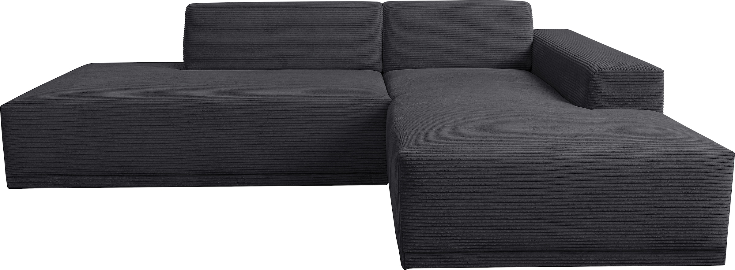 WERK2 Ecksofa "Apollo, hoher Sitzkomfort, aktuelles Design, Breite 264cm, L günstig online kaufen