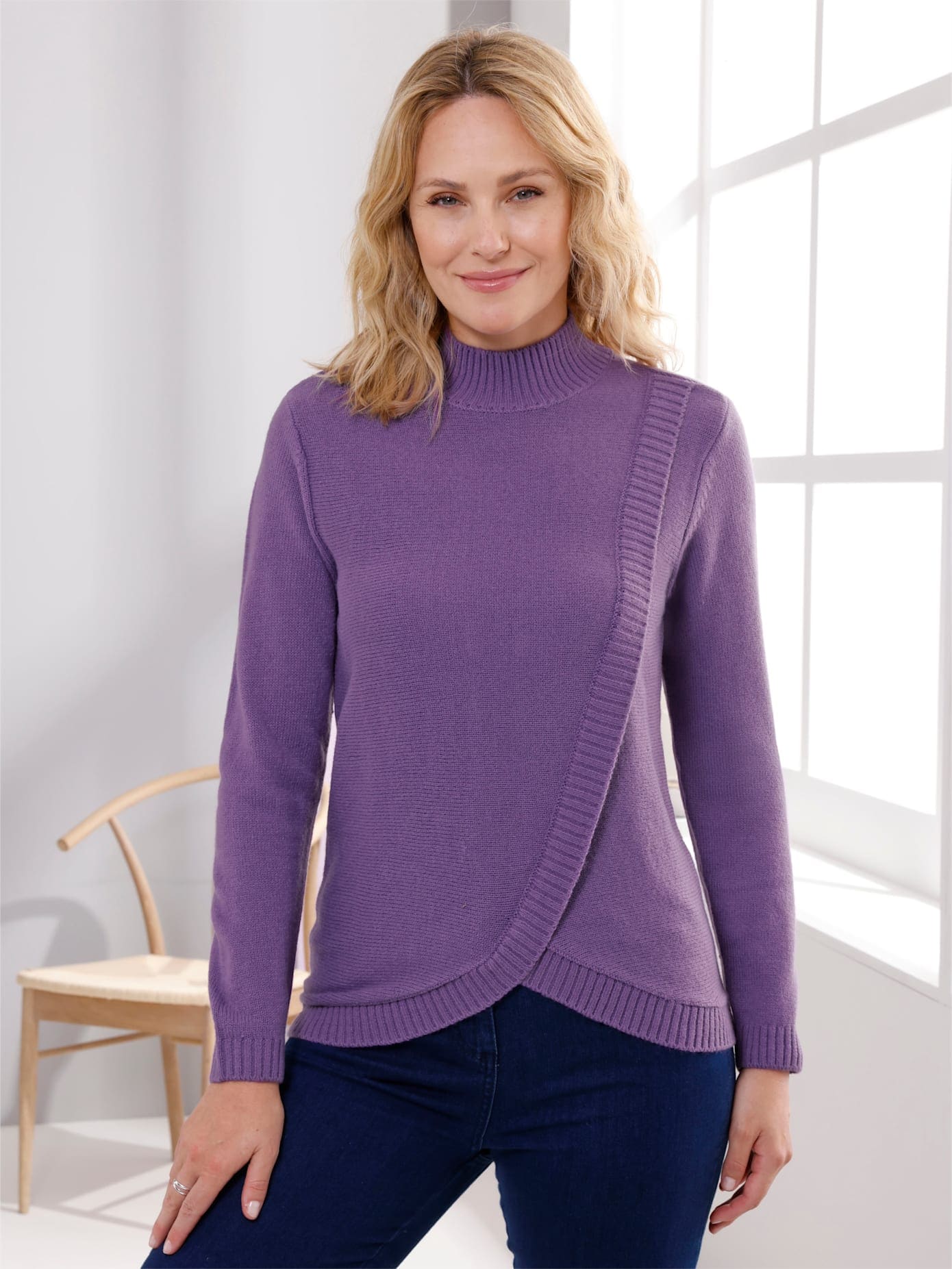 Classic Basics Stehkragenpullover "Pullover"