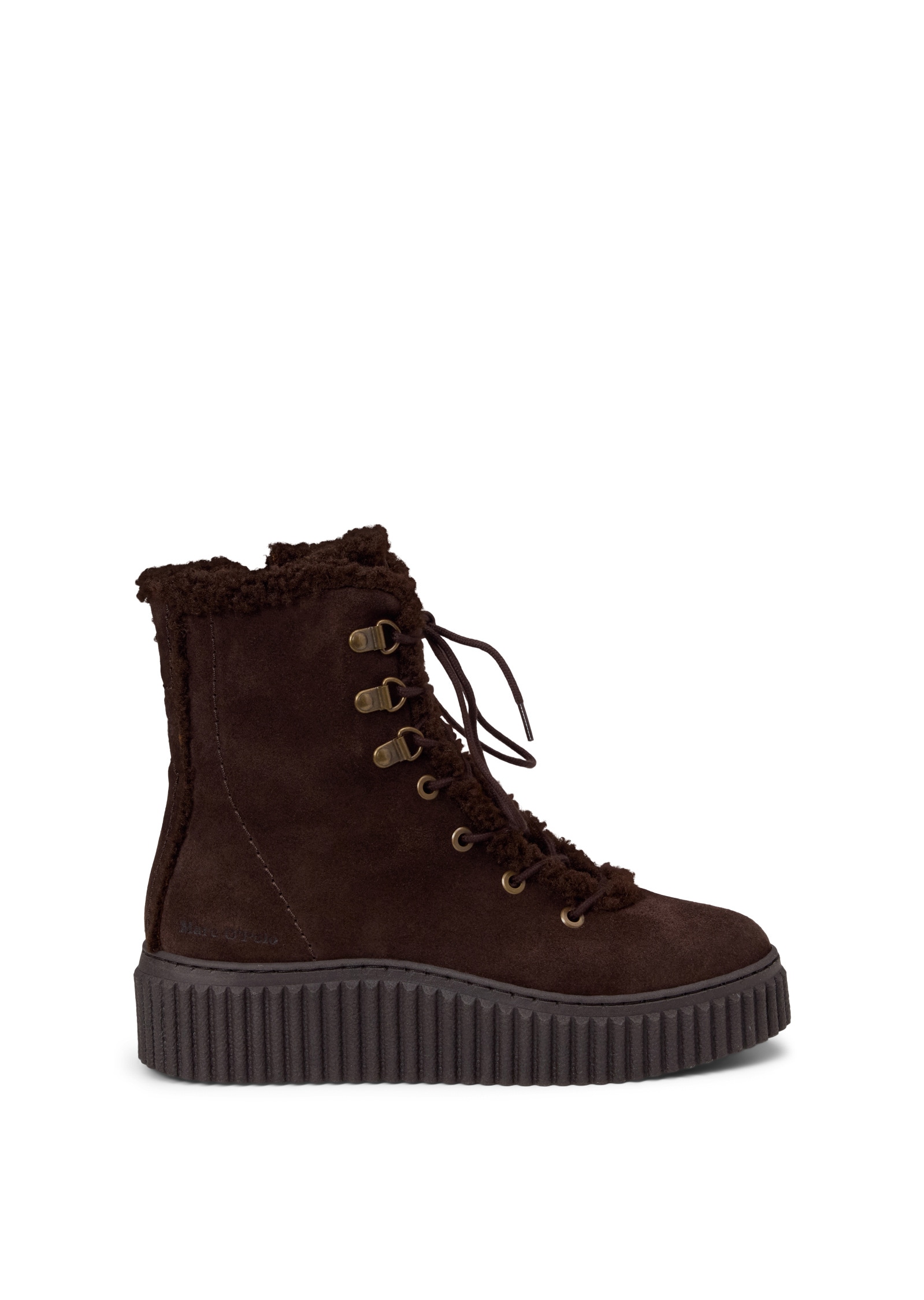 Marc O'Polo Stiefelette »mit markanter Rillen-Plateausohle«