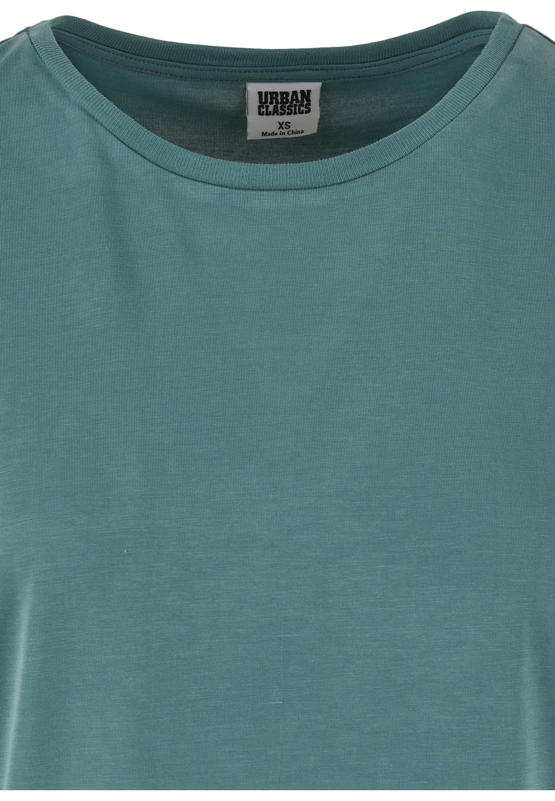 URBAN CLASSICS Kurzarmshirt »Urban Classics Damen Ladies Modal Extended Shoulder Tee« 1 Stk.