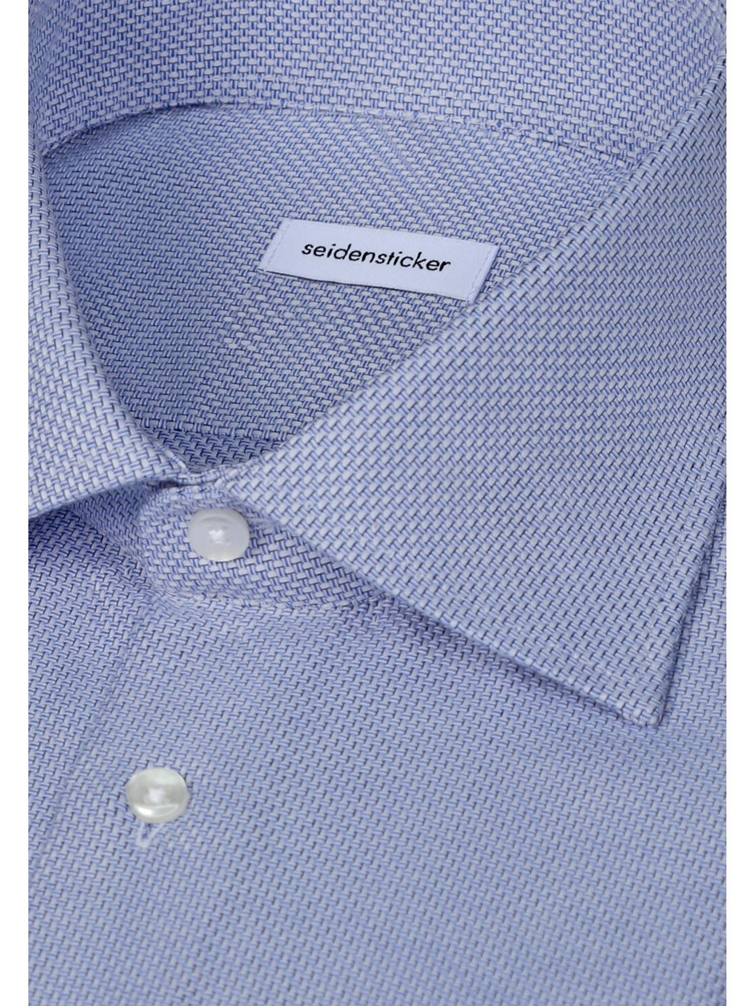 seidensticker Businesshemd »Schwarze Rose« Slim 1/1 Kentkragen Struktur