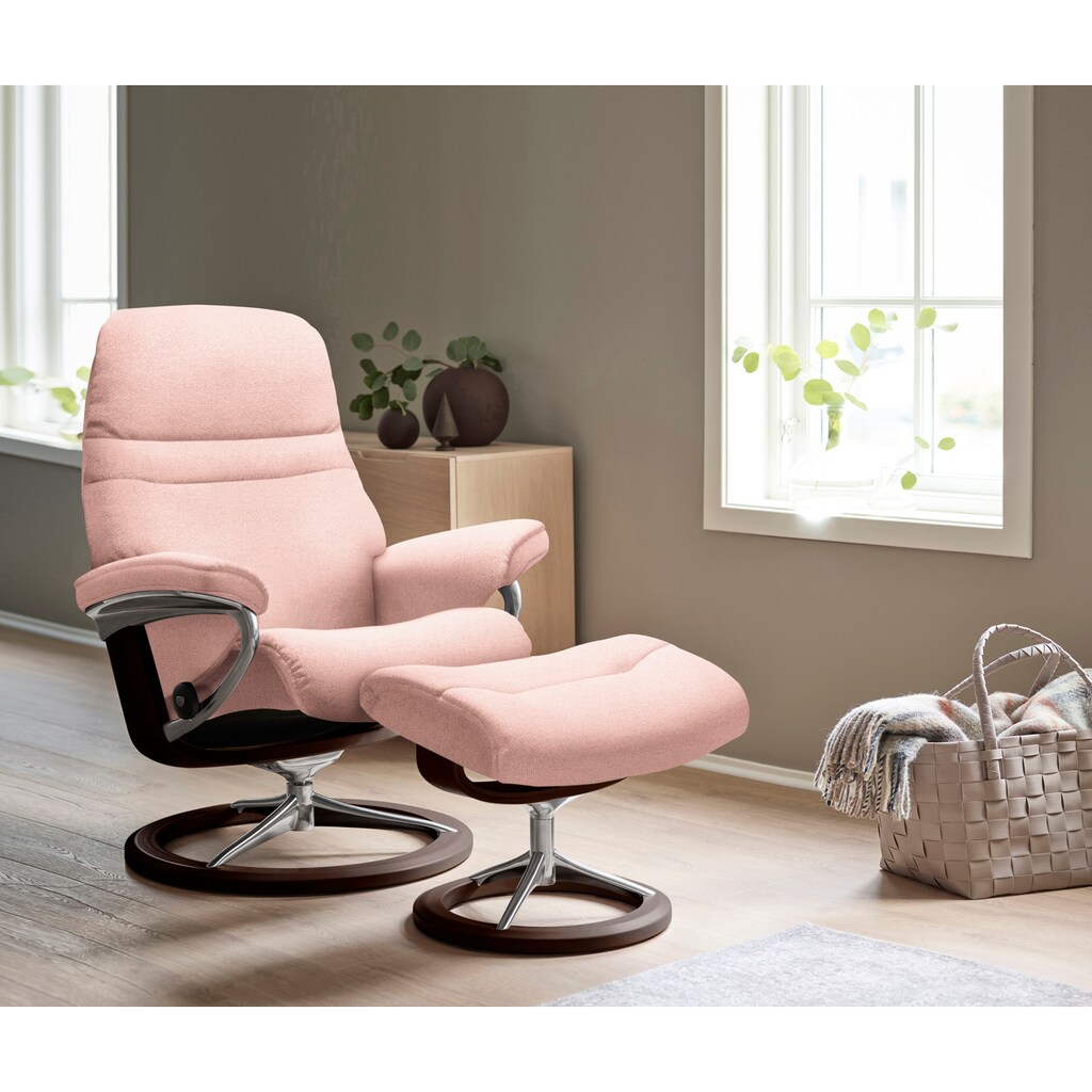 Stressless® Relaxsessel »Sunrise«, mit Signature Base, Größe M, Gestell Braun