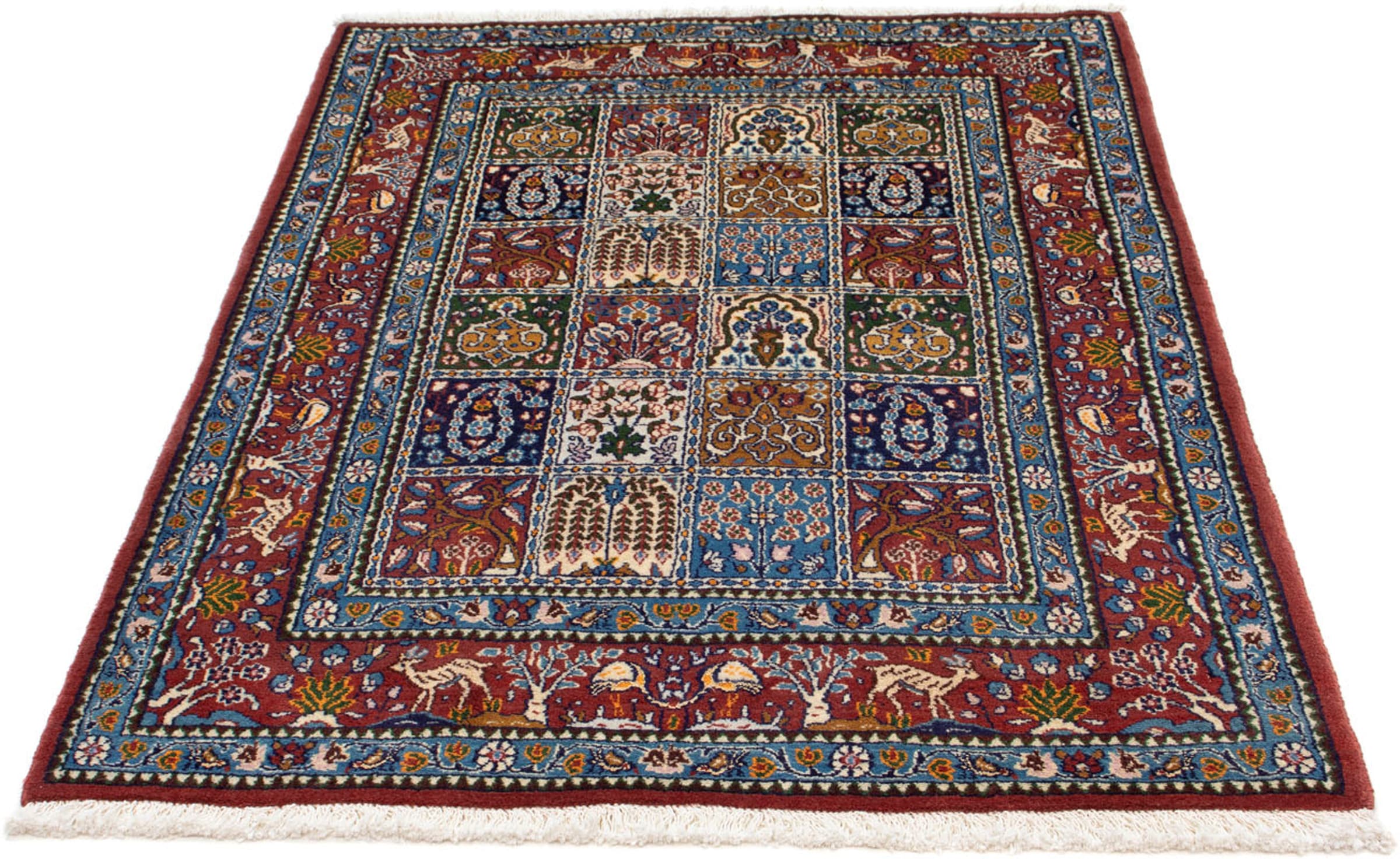 morgenland Orientteppich "Perser - Classic - 148 x 103 cm - mehrfarbig", rechteckig, 10 mm Höhe, Wohnzimmer, Handgeknüpf