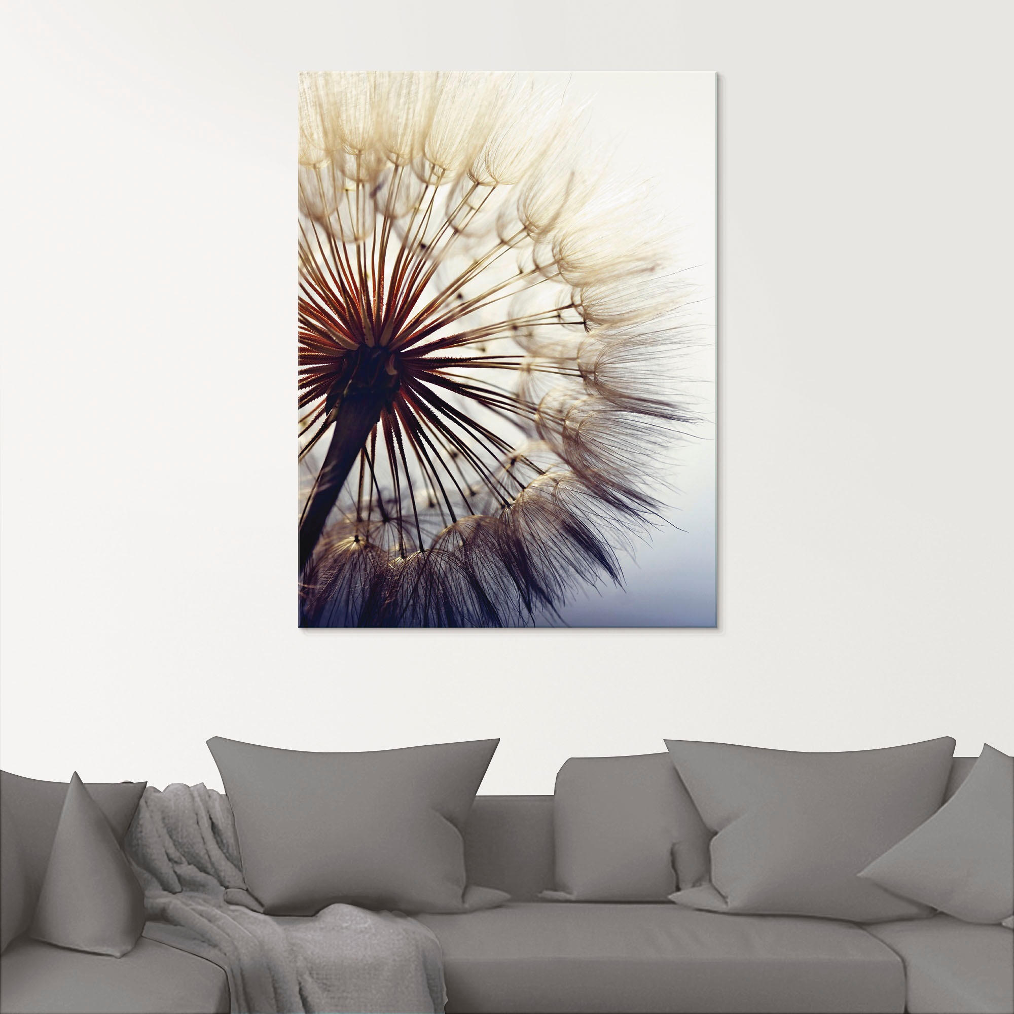 Artland Glasbild "Große Pusteblume" Blumen 1 Stk. tlg. in verschiedenen Grö günstig online kaufen