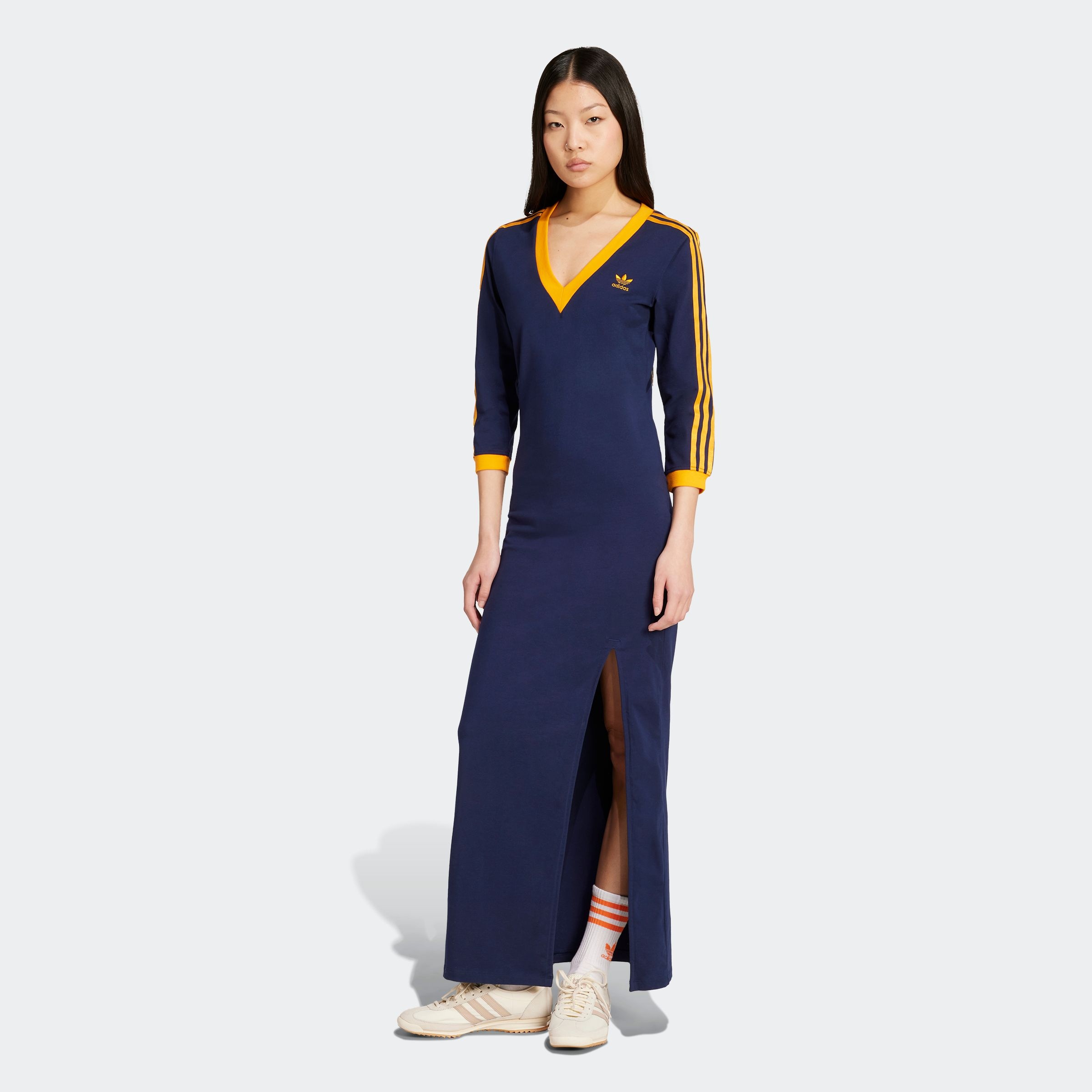 adidas Originals Maxikleid "MAXI DRESS V" 1 Stk. tlg. günstig online kaufen