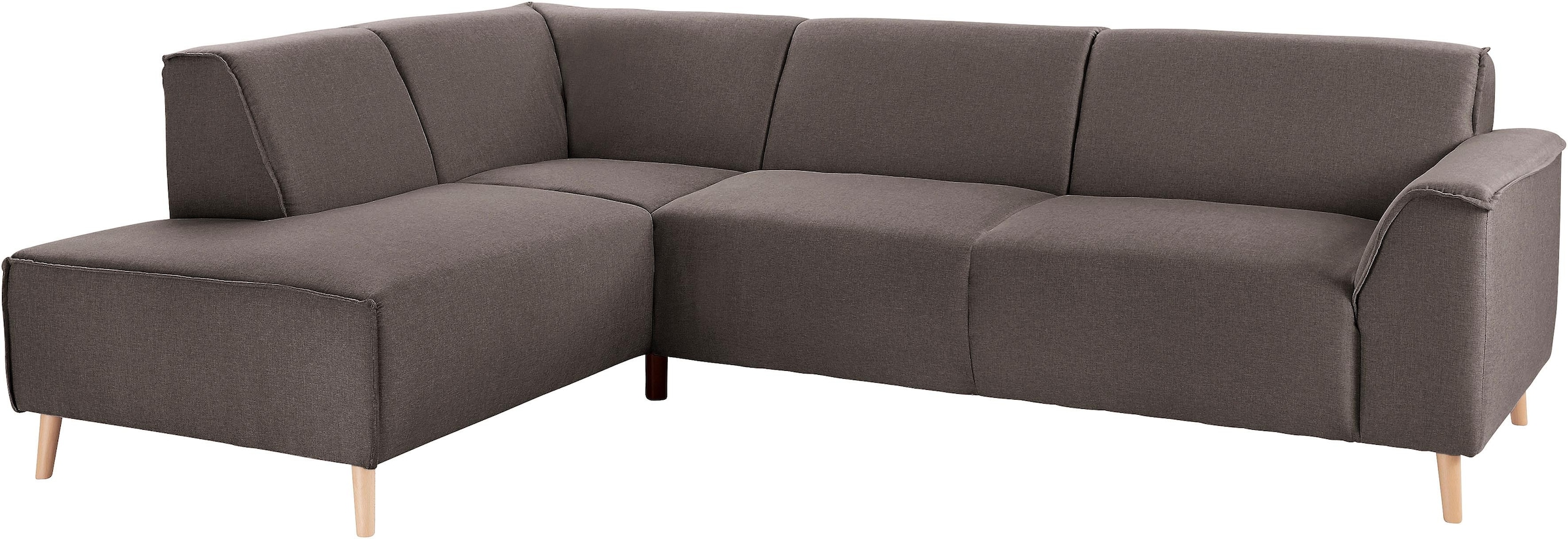 Home affaire Ecksofa "Janek Scandic Design, elegant und zeitlos, L-Form" mi günstig online kaufen