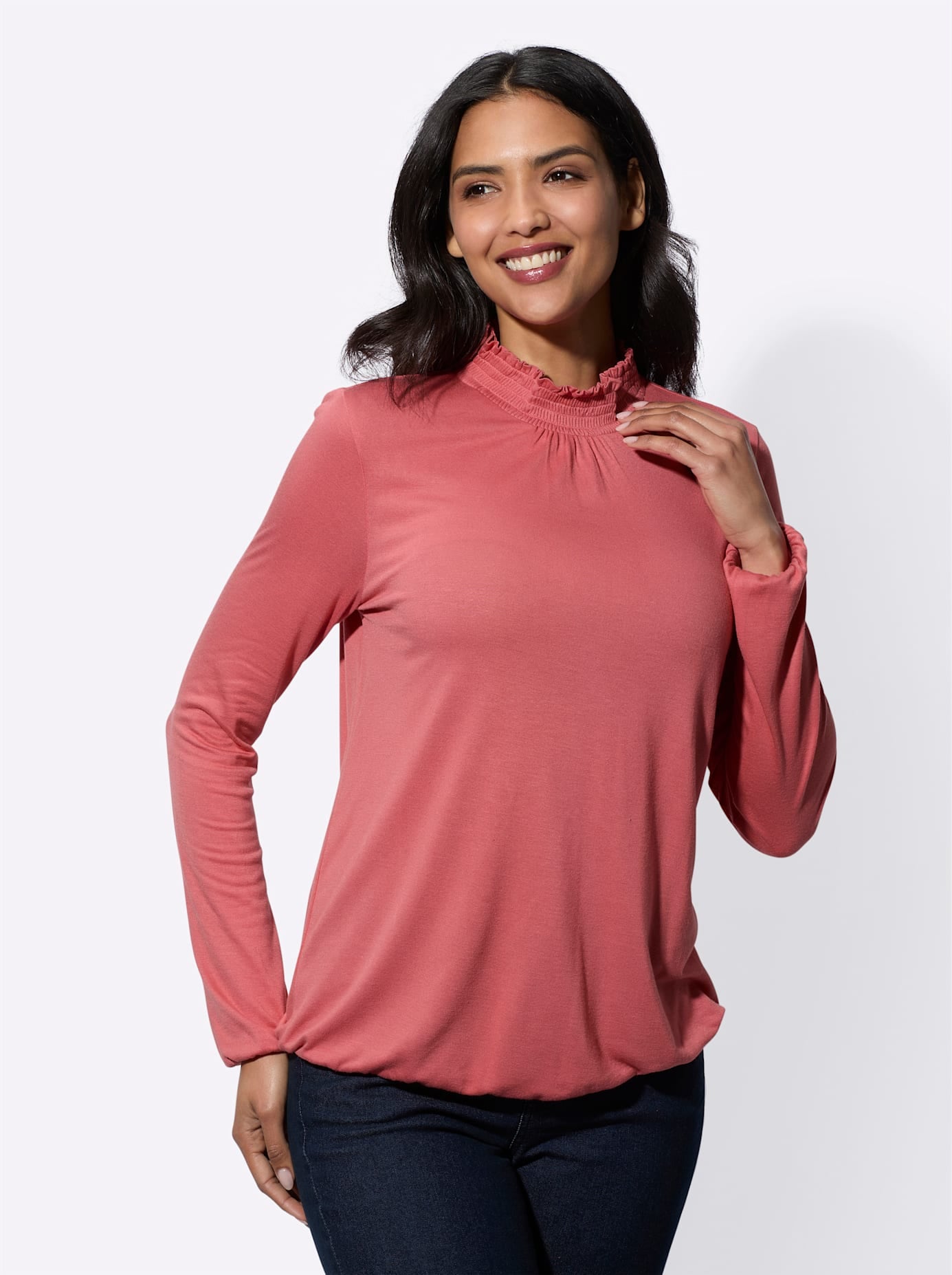 Classic Basics Stehkragenshirt "Stehkragen-Shirt", 1 Stk. günstig online kaufen