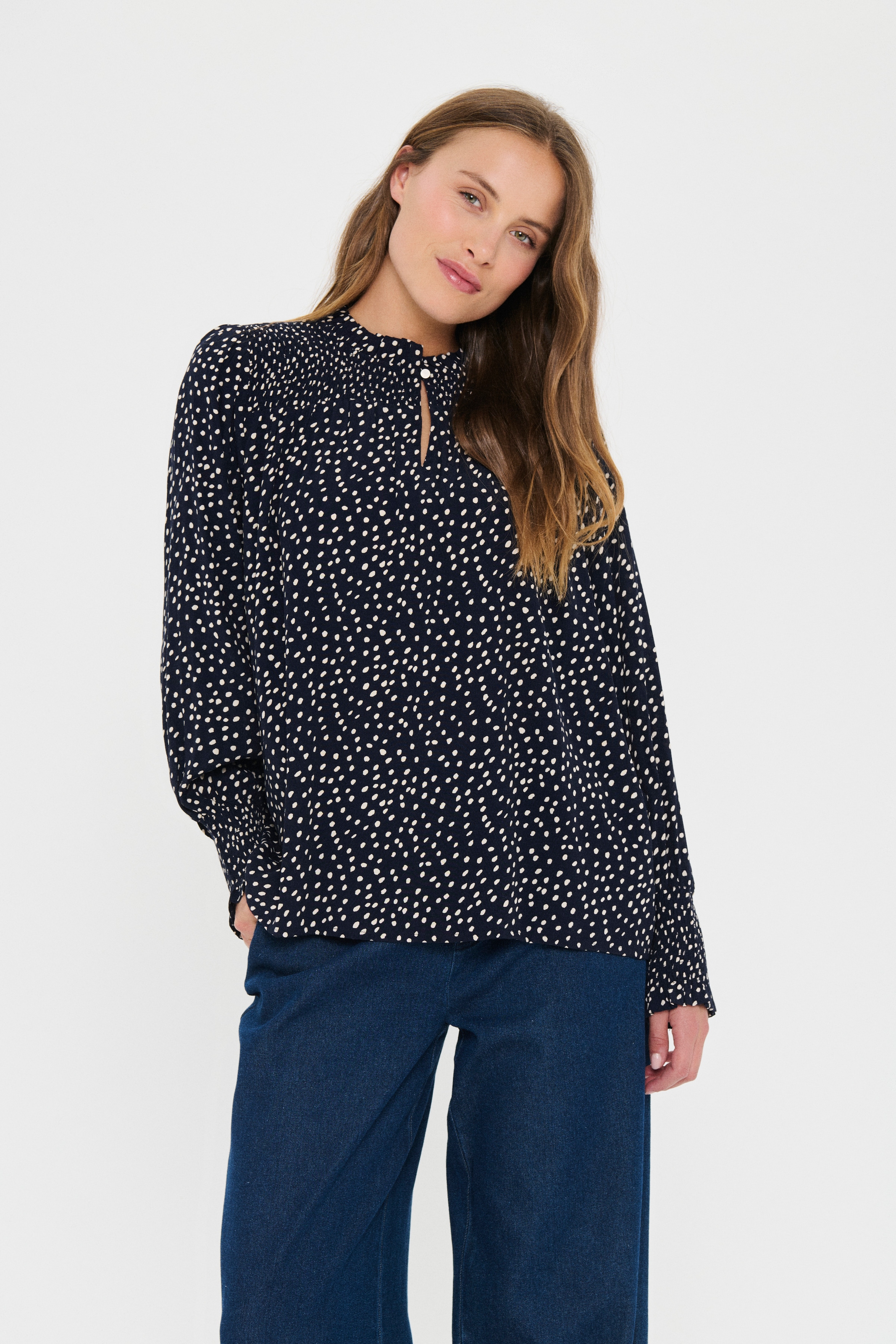 Saint Tropez Langarmbluse "MalikaSZ Blouse" günstig online kaufen