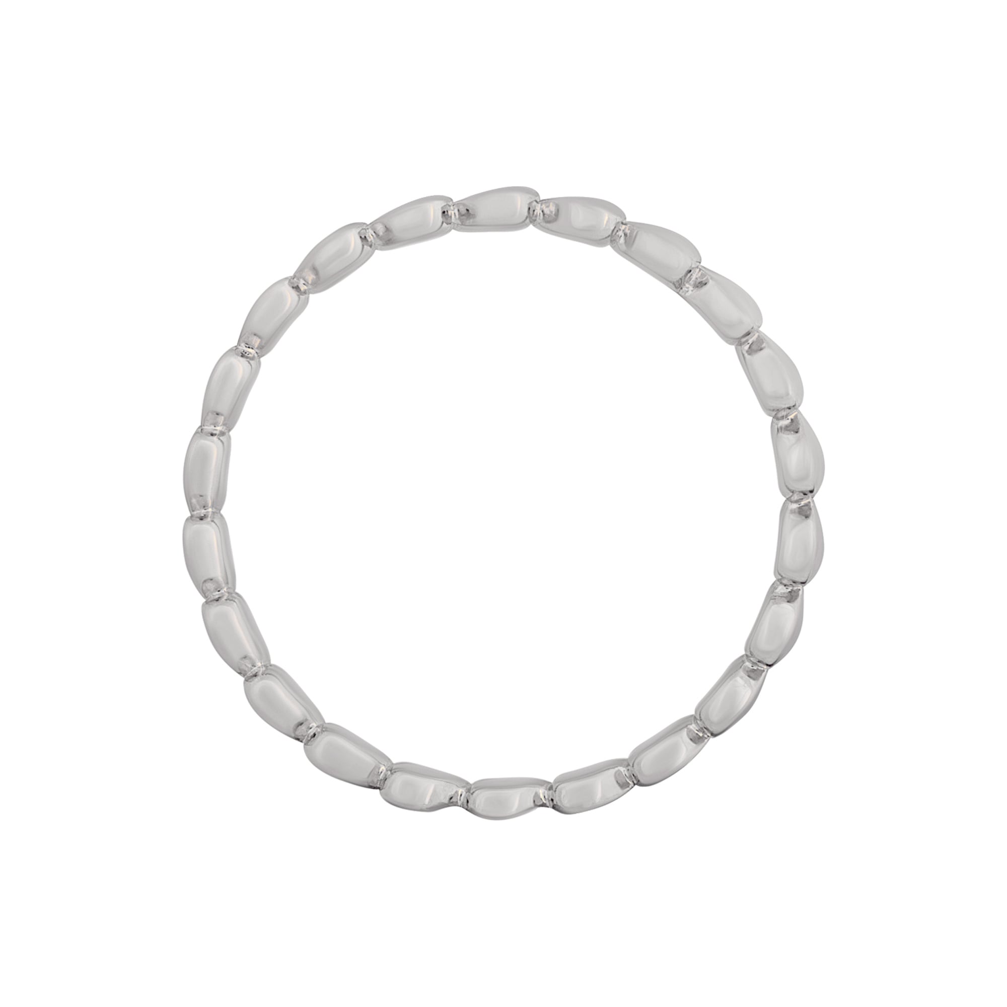 CAÏ Fingerring »925/- Sterling Silber rhodiniert Herz Stacking«