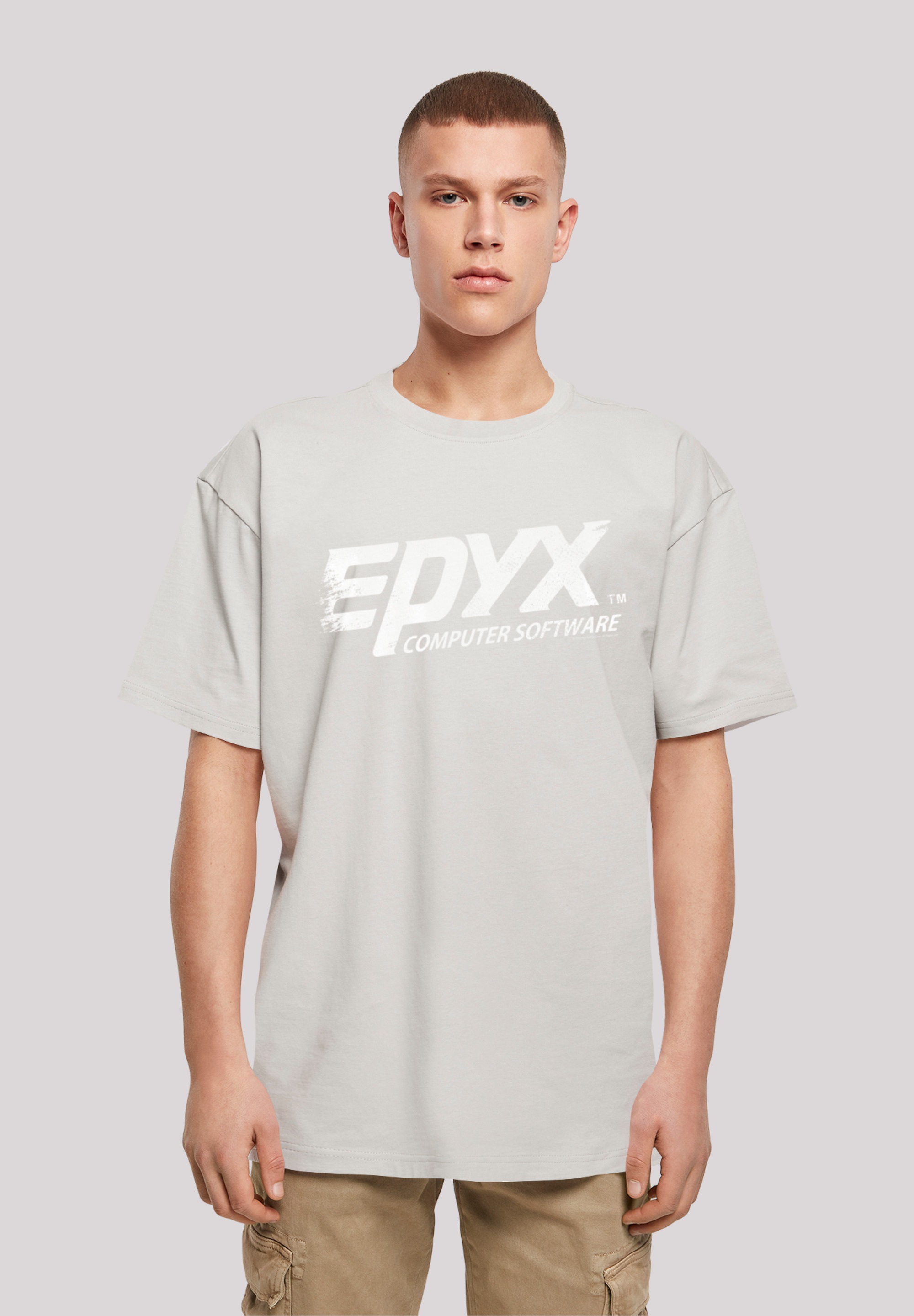 F4NT4STIC T-Shirt "EPYX Logo WHT", Print