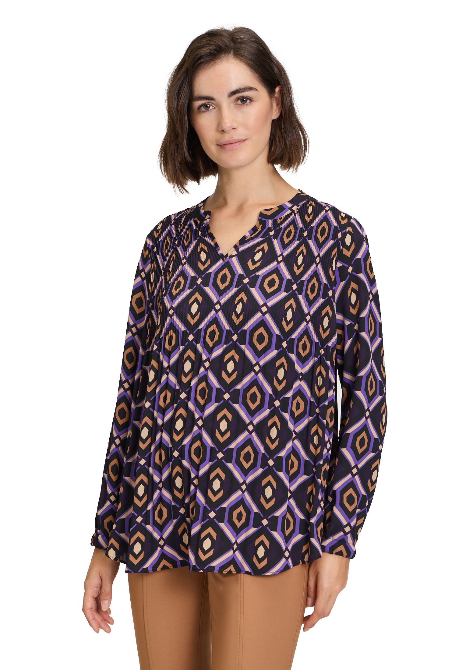Betty Barclay Schlupfbluse "Betty Barclay Damen Schlupfbluse mit Plissee" günstig online kaufen