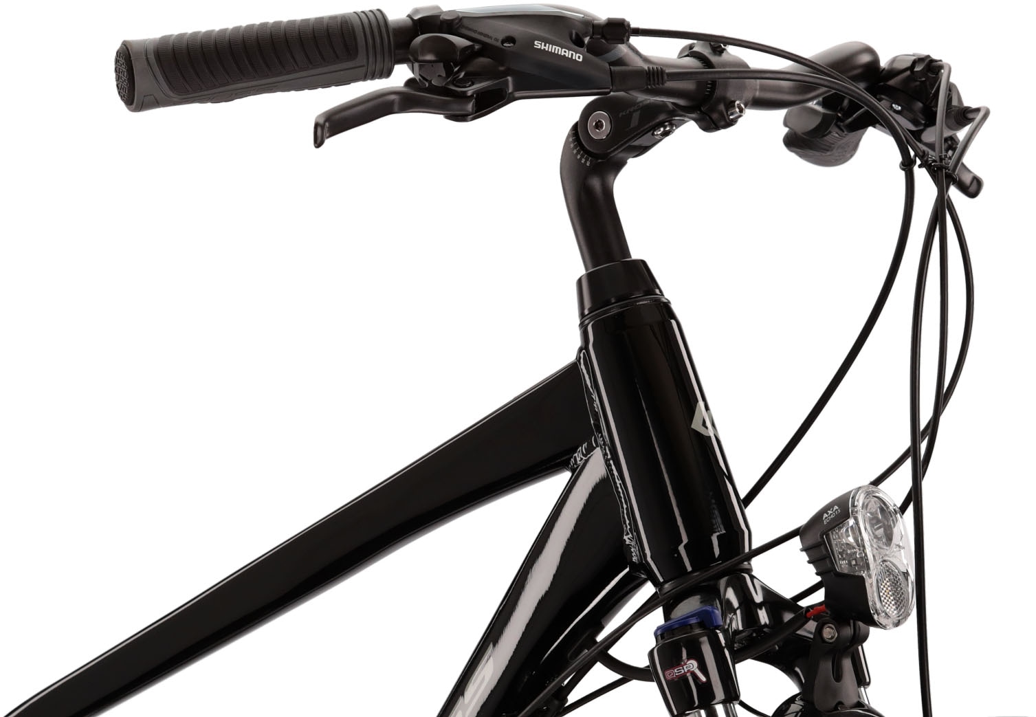 Kross Trekkingrad »Trekkingrad Trans 5.0 schwarz 24 Gänge«, 24 Gang, Shimano, DEORE M592 Schaltwerk, Kettenschaltung