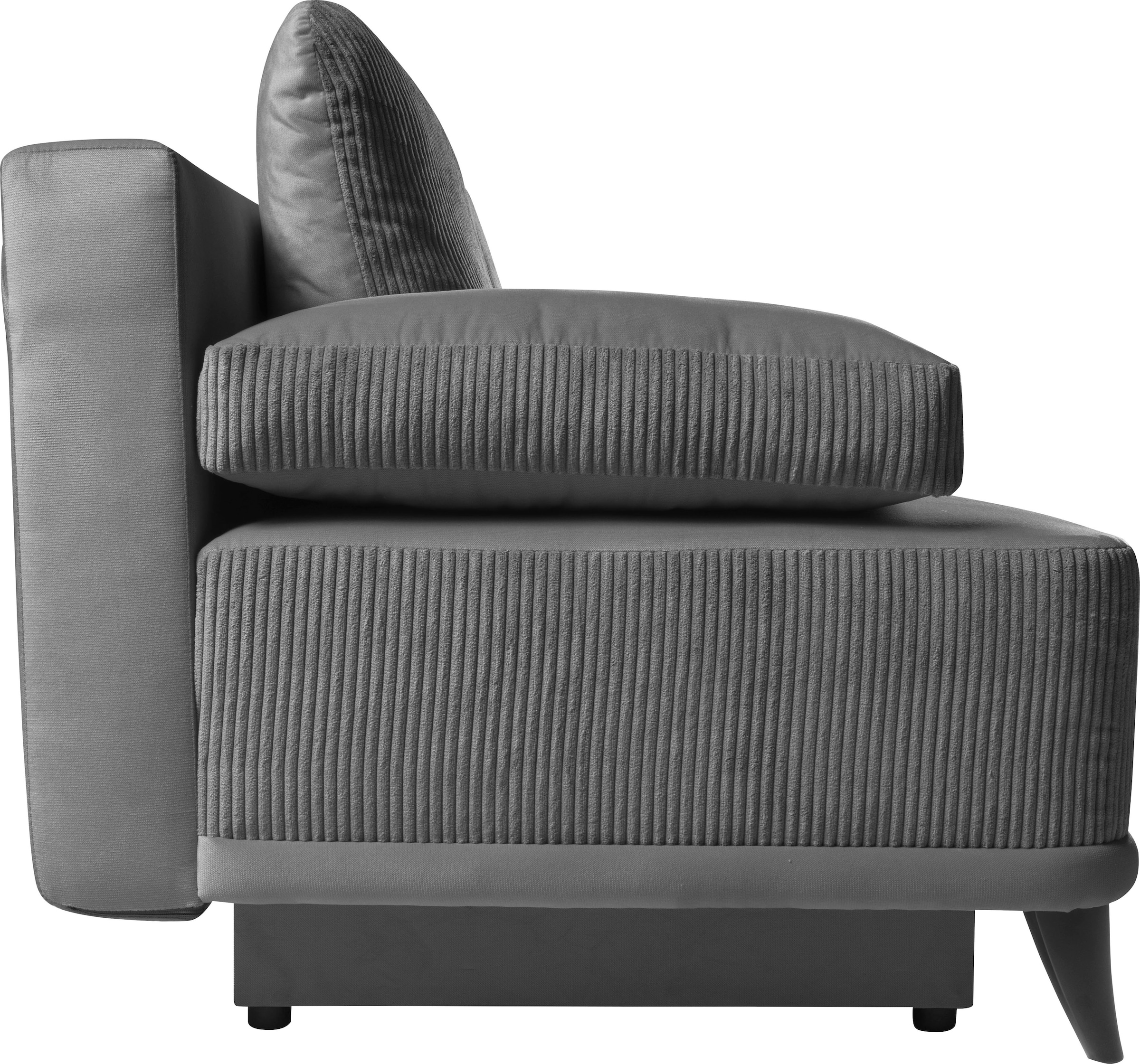 WERK2 Schlafsofa »Rosso«, 2-Sitzer Sofa und Schlafcouch mit Federkern & Bettkasten