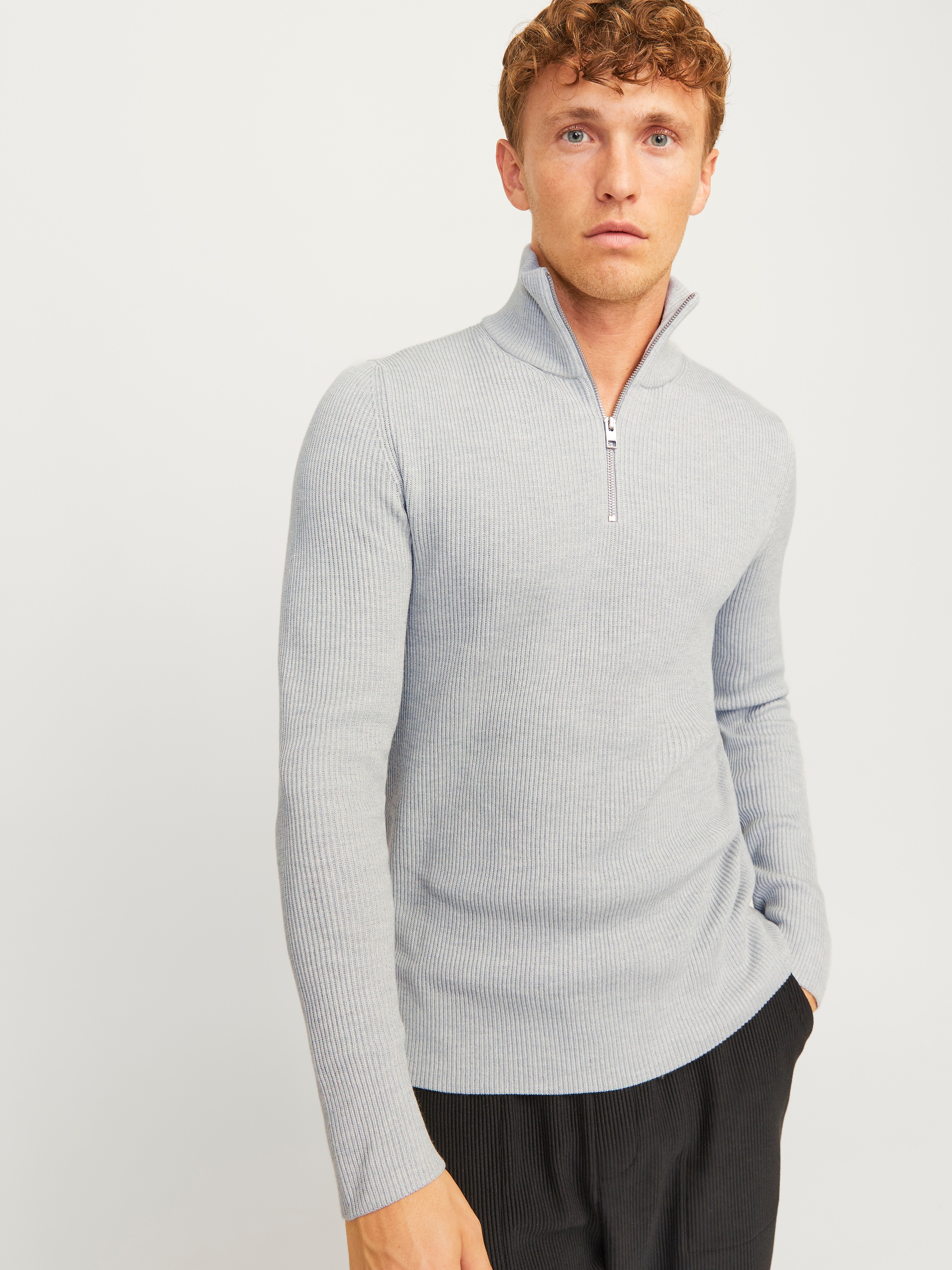 Jack & Jones Troyer "JJEPERFECT KNIT HALF ZIP SN" günstig online kaufen