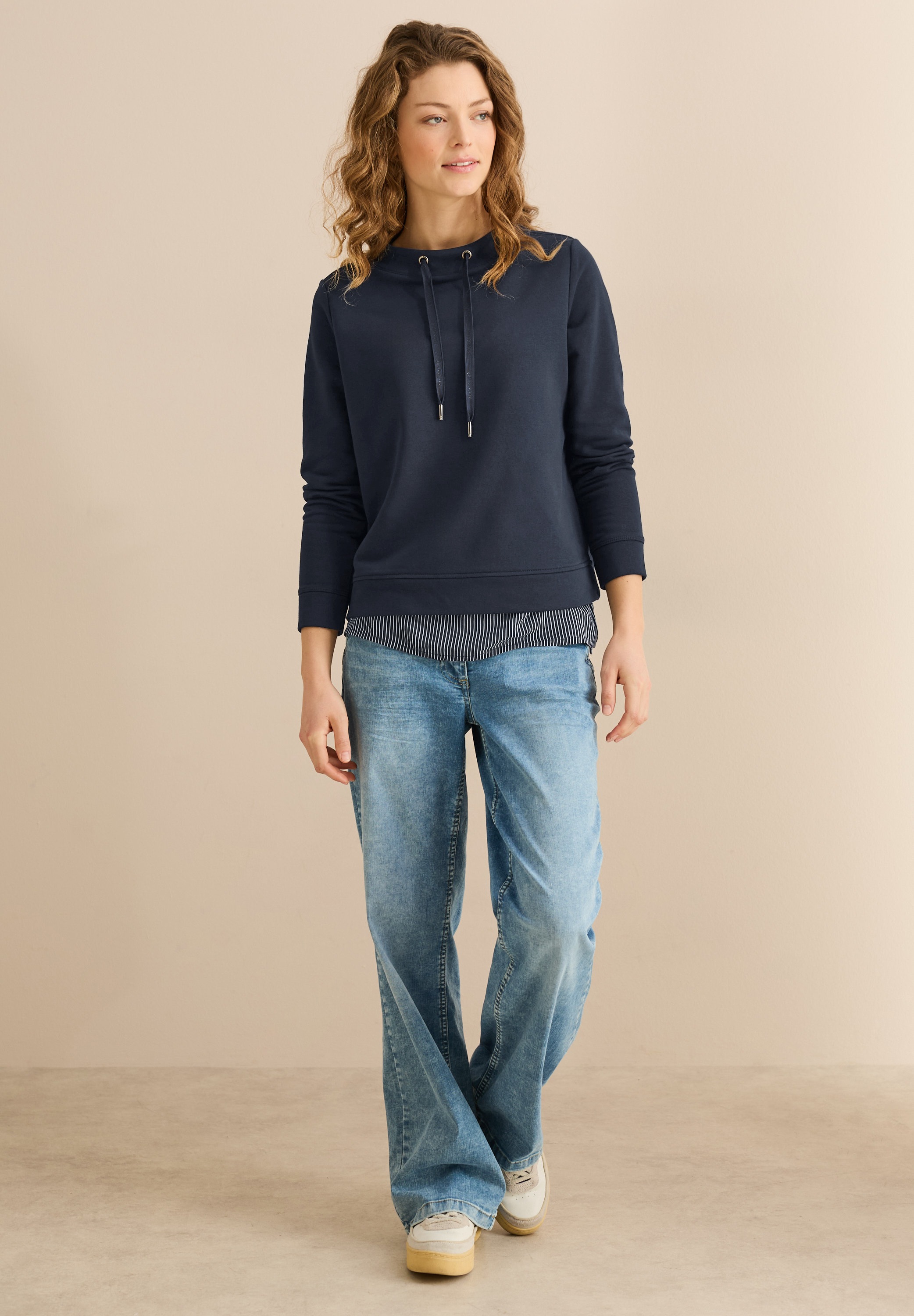 Cecil Sweatshirt, im soften Baumwoll-Mix