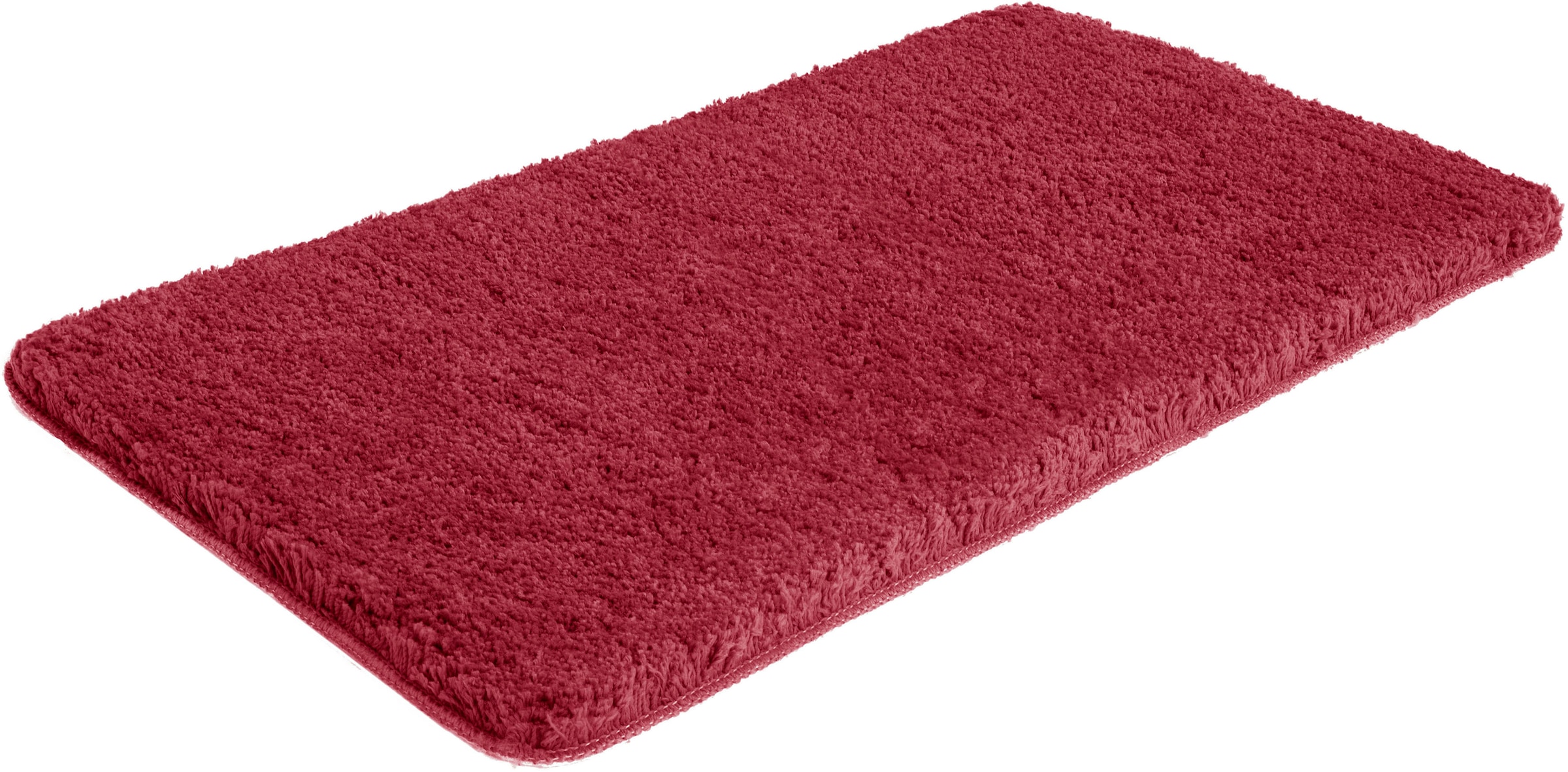 my home Badematte »Sanremo, Badvorleger, Badezimmer Teppich, sehr weich«, rutschhemmend beschichtet, fußbodenheizungsgeeignet-schnell trocknend, Badteppich, unifarben, rechteckig, rund & als 3-tlg. Set erhältlich