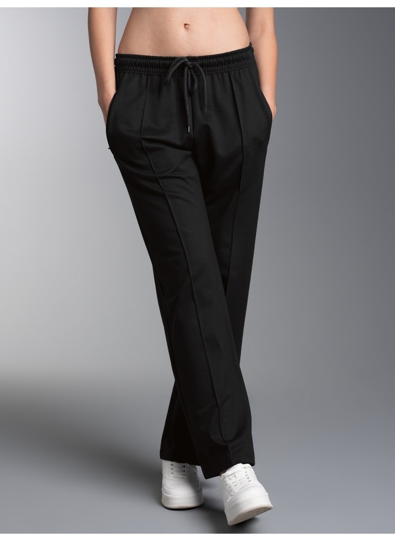 Trigema Jerseyhose »TRIGEMA Freizeithose mit weitem Bein und Elastikbund«