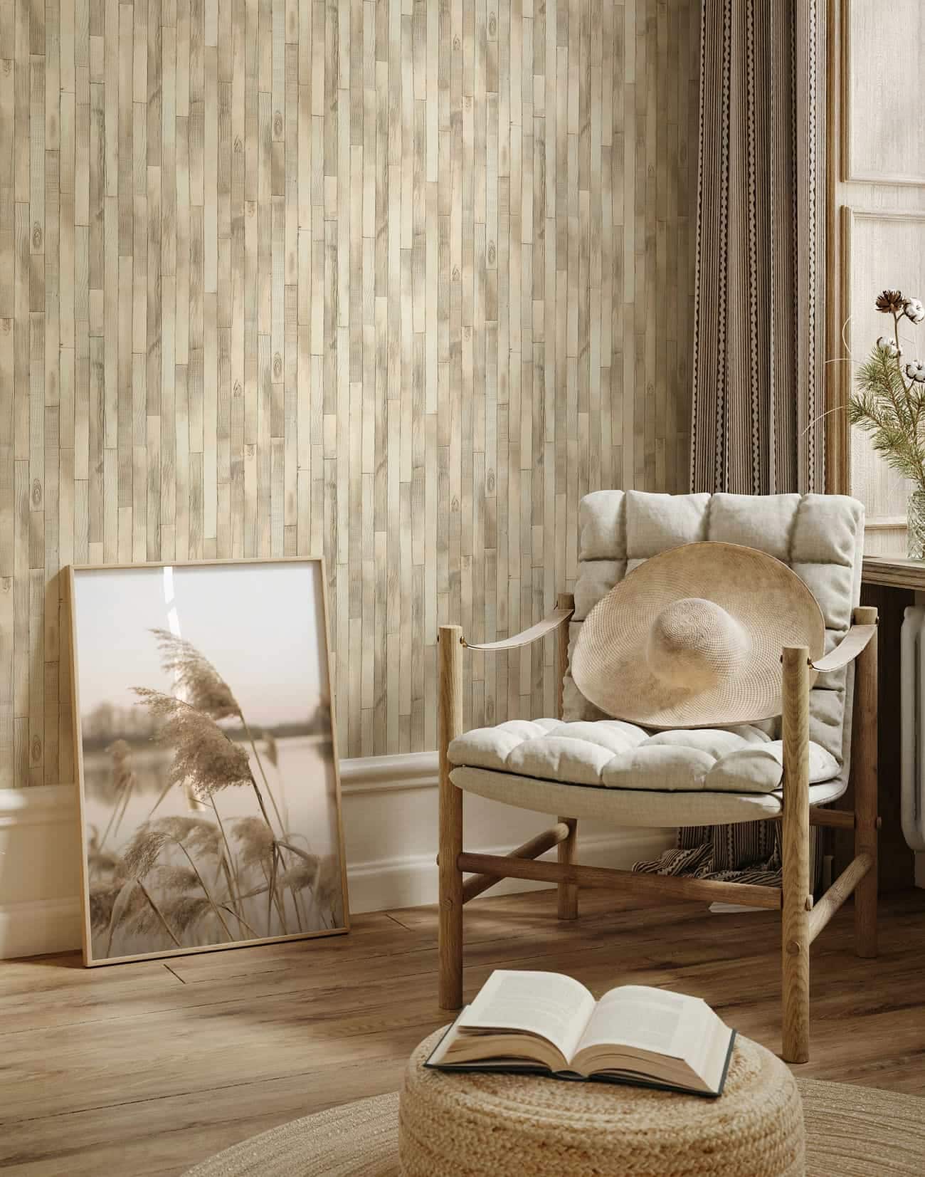 Marburg Vliestapete »Tapete Holz Dielen«, Holz, moderne Vliestapete für Wohnzimmer Schlafzimmer Küche