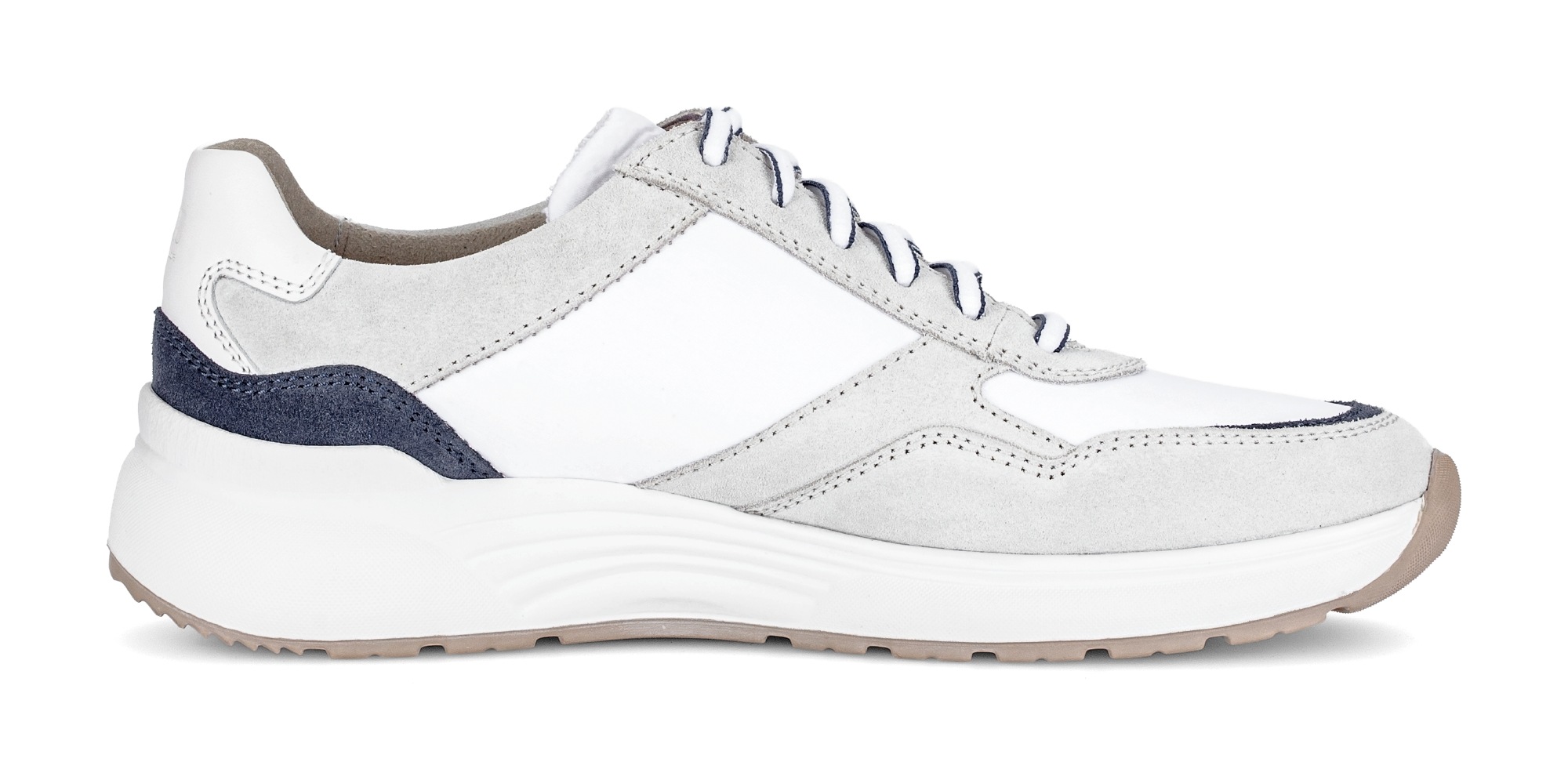 Pius Gabor Sneaker  , Freizeitschuh, Halbschuh, Schnürschuh mit Kontrastbesätzen, G-Weite