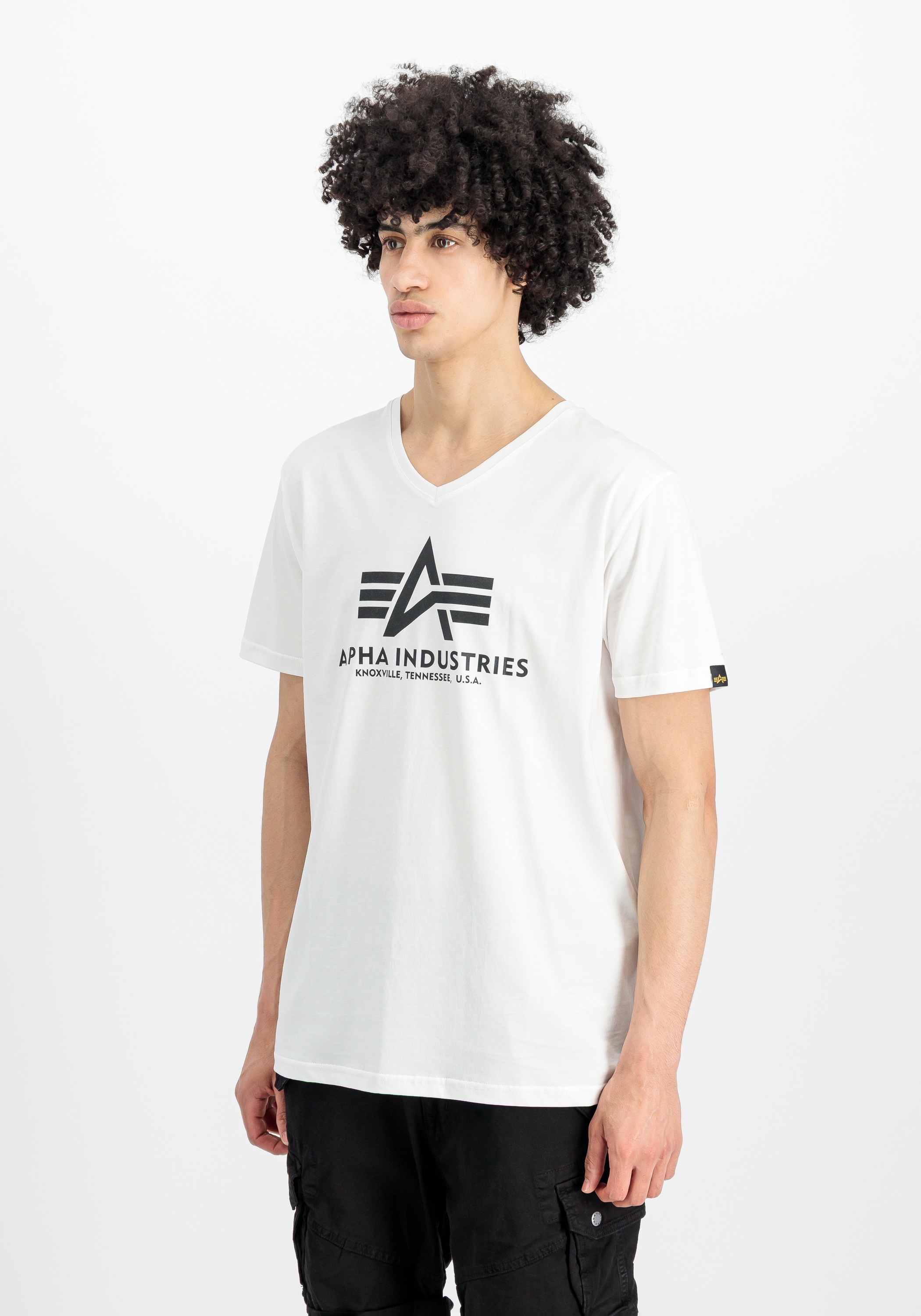 Alpha Industries T-Shirt »Alpha Industries Men - T-Shirts Basic V-Neck T«