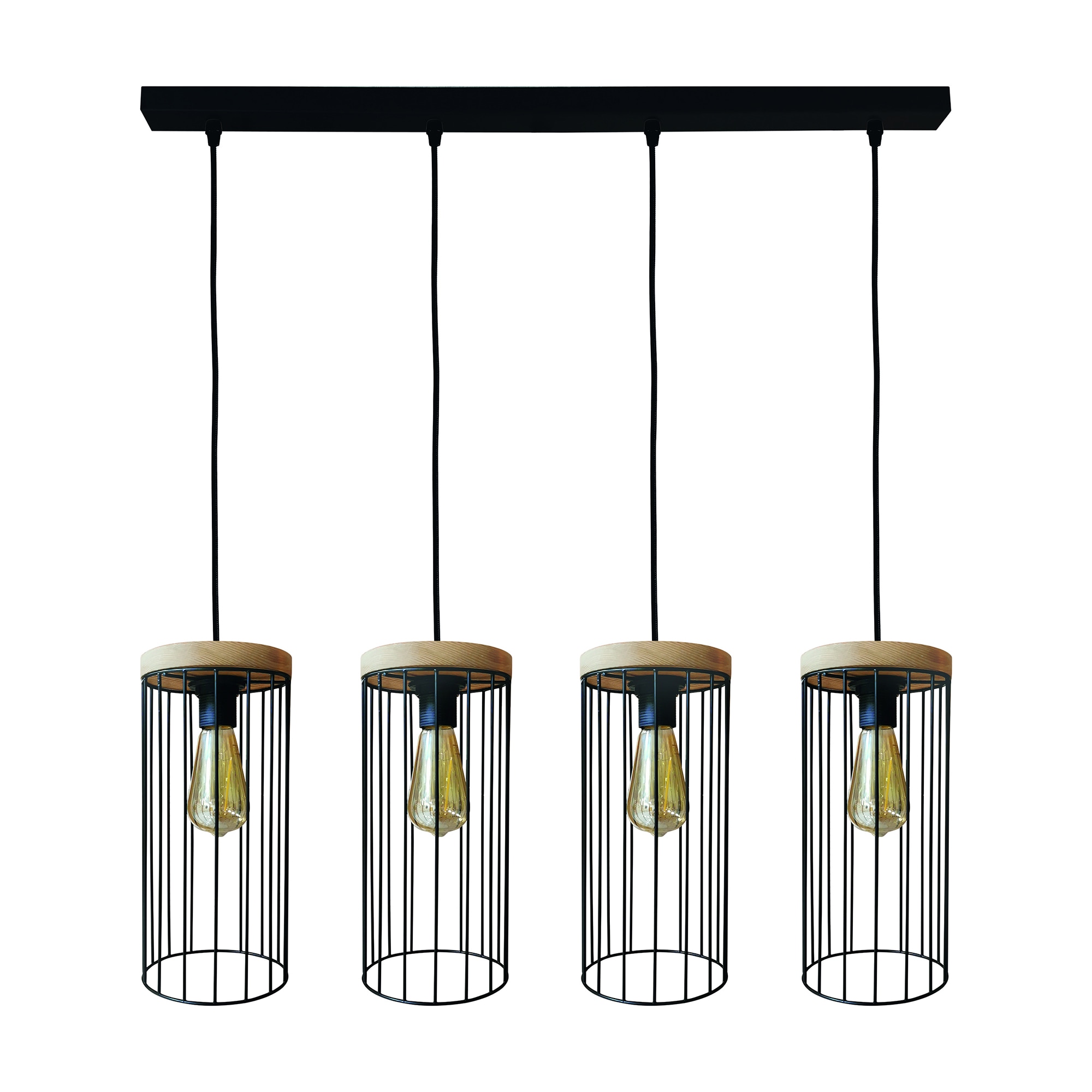 BRITOP LIGHTING Pakabinamas šviestuvas »TIMEO WOOD MAX...