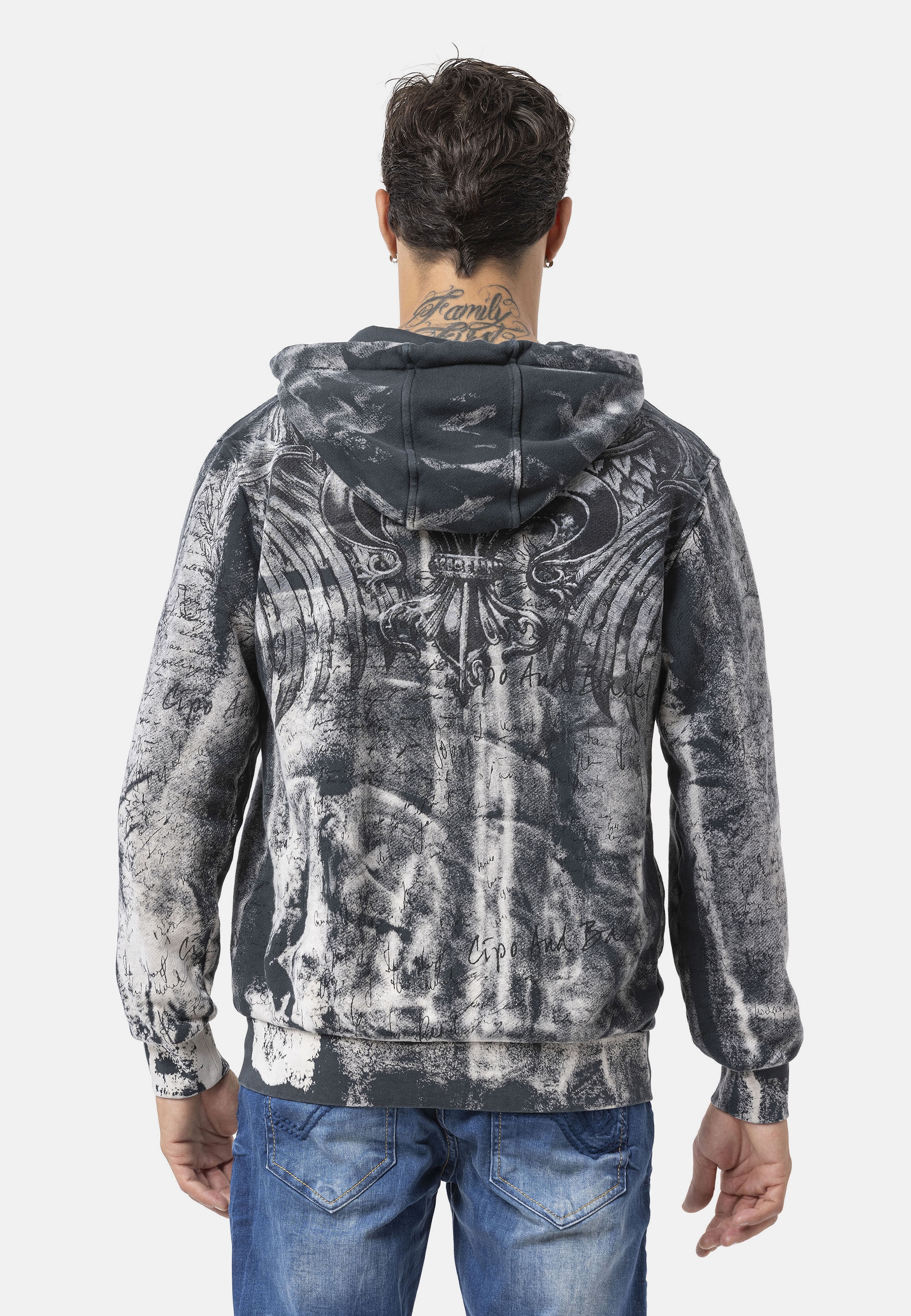 Cipo & Baxx Sweatjacke »Sweatjacke« 1 tlg. mit Kaputze