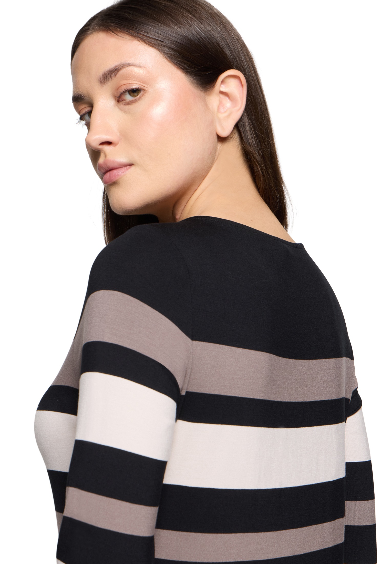 Betty Barclay Kurzarmshirt »Damen Ringelshirt mit U-Boot-Ausschnitt« 1 Stk. tlg.