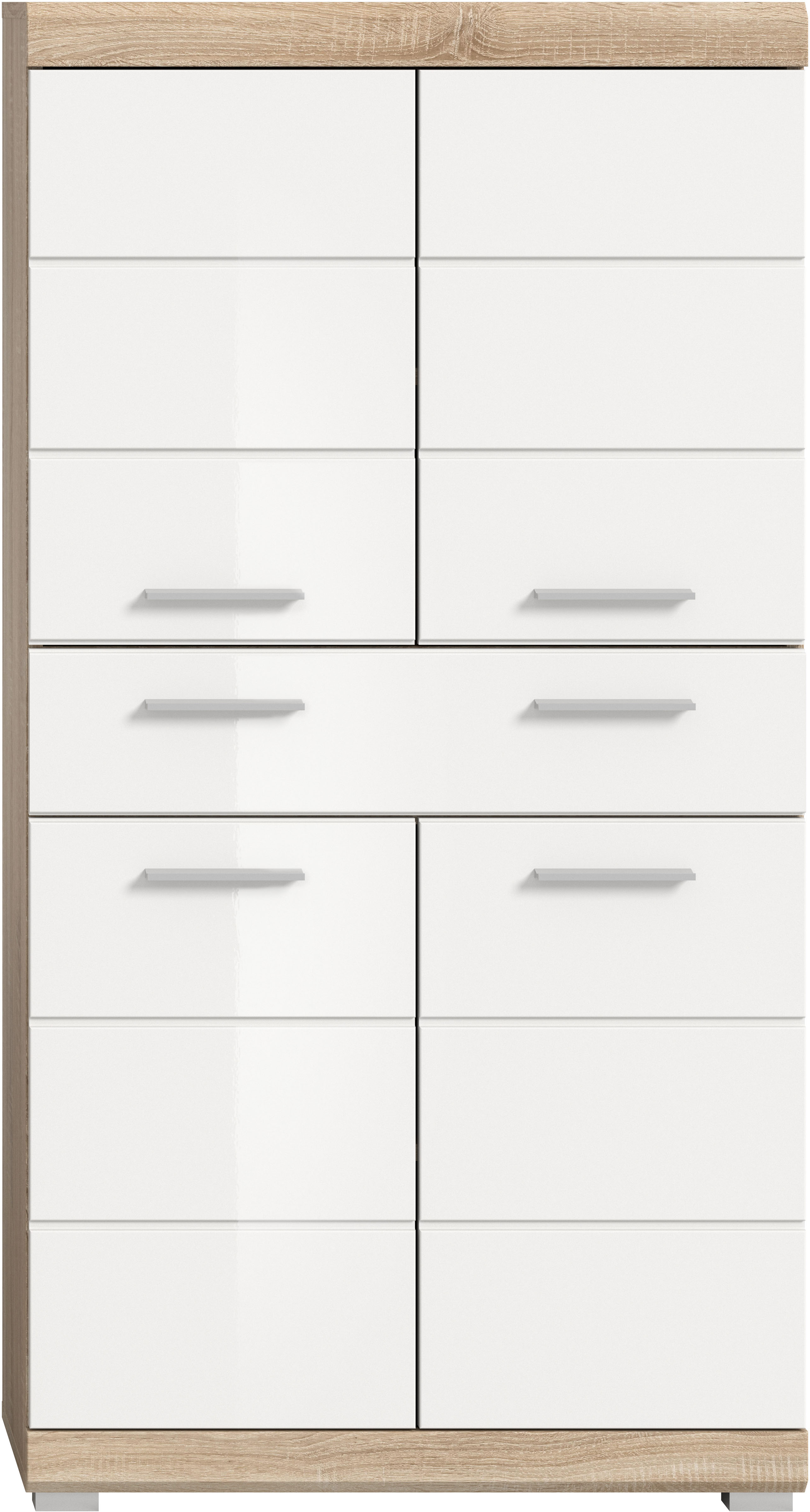 Thumbnail - INOSIGN Midischrank "SIENA, Breite 74cm, 4 Türen, 1 Schubkasten, 4 Fächer, MDF-Front" TOPSELLER, in verschiedenen Farben...