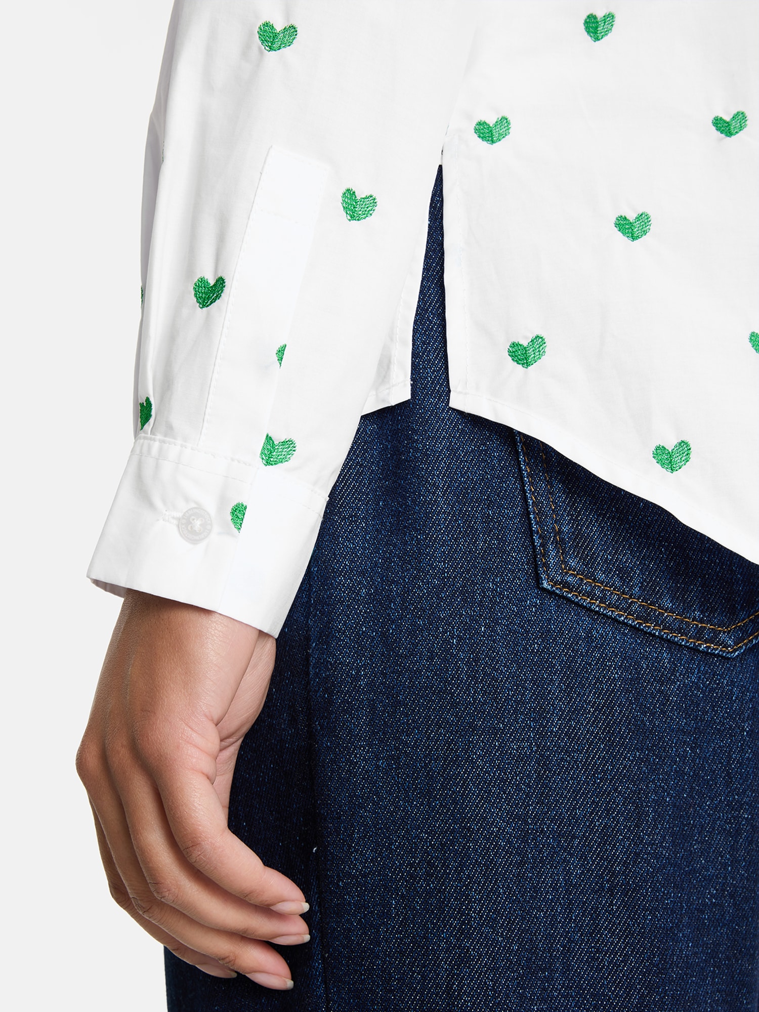 Lieblingsstück Hemdbluse »RadunaL« mit verspielter Stickerei