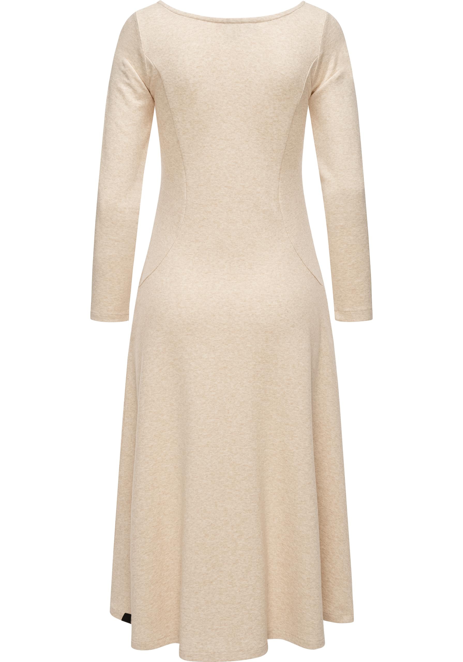 Ragwear A-Linien-Kleid »Appero Long«, Stylisches Langarm-Kleid für den Winter