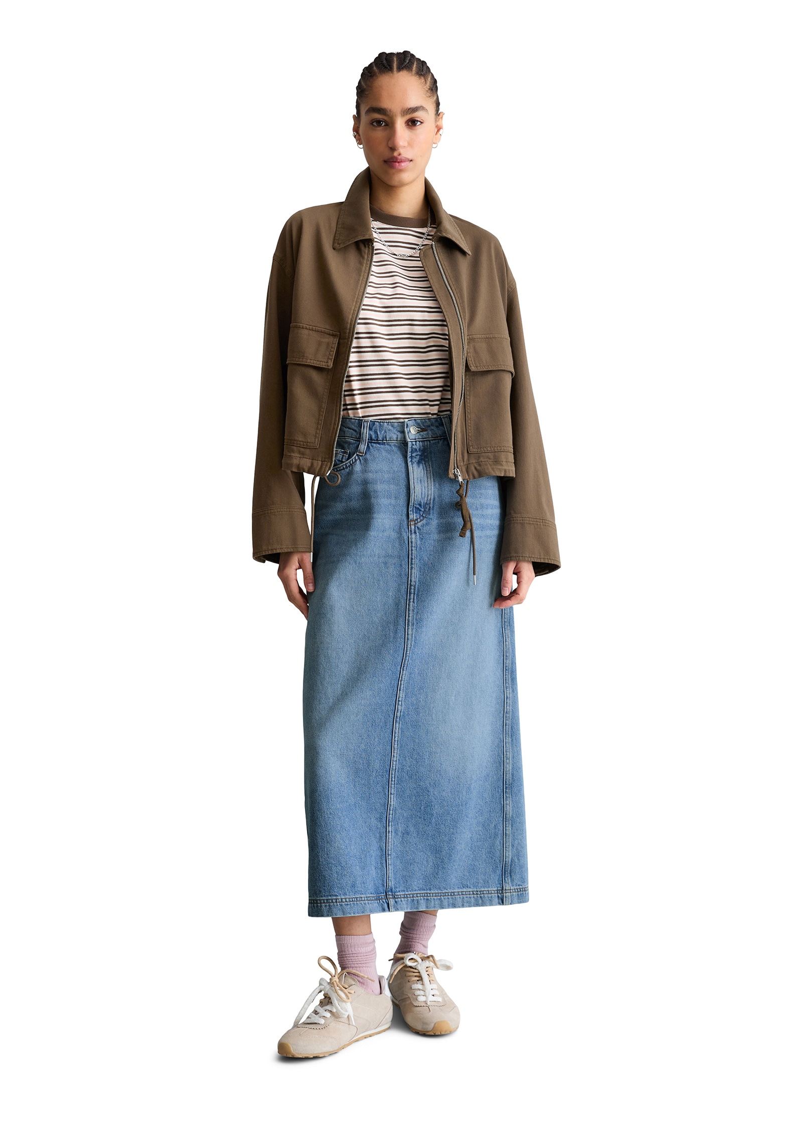 Marc O'Polo DENIM Outdoorjacke »aus Organic-Cotton-Lyocell-Stretch«