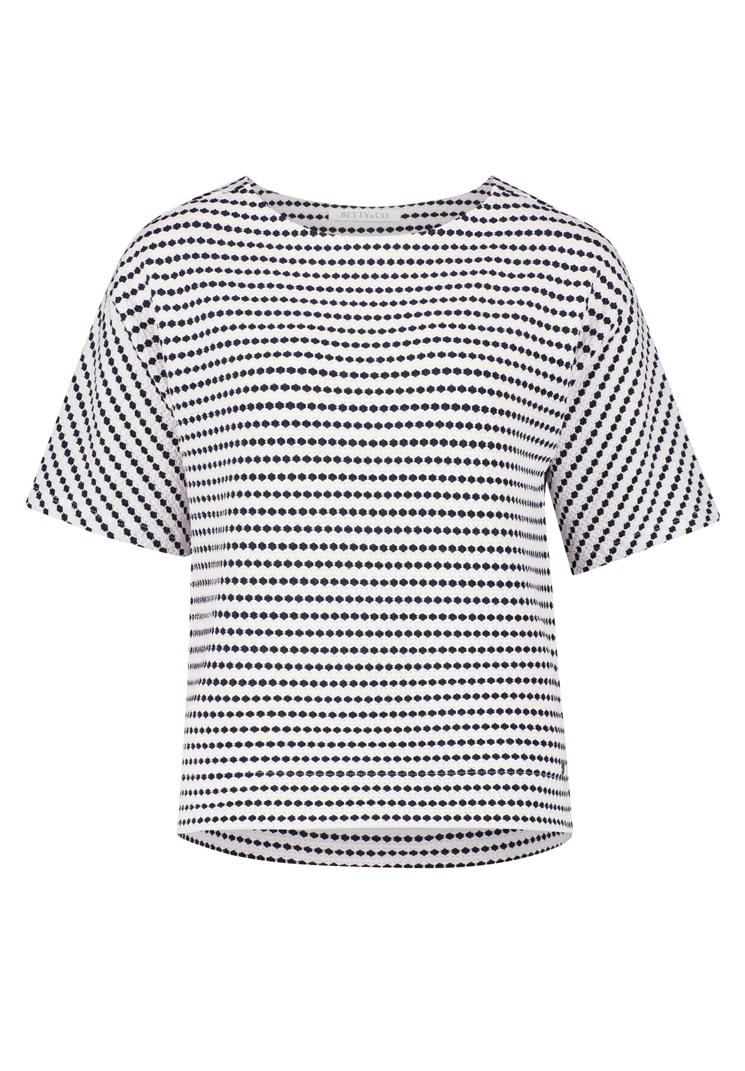 Betty&Co Kurzarmshirt "Betty & Co Sweatpullover mit Rundhalsausschnitt", (1 günstig online kaufen