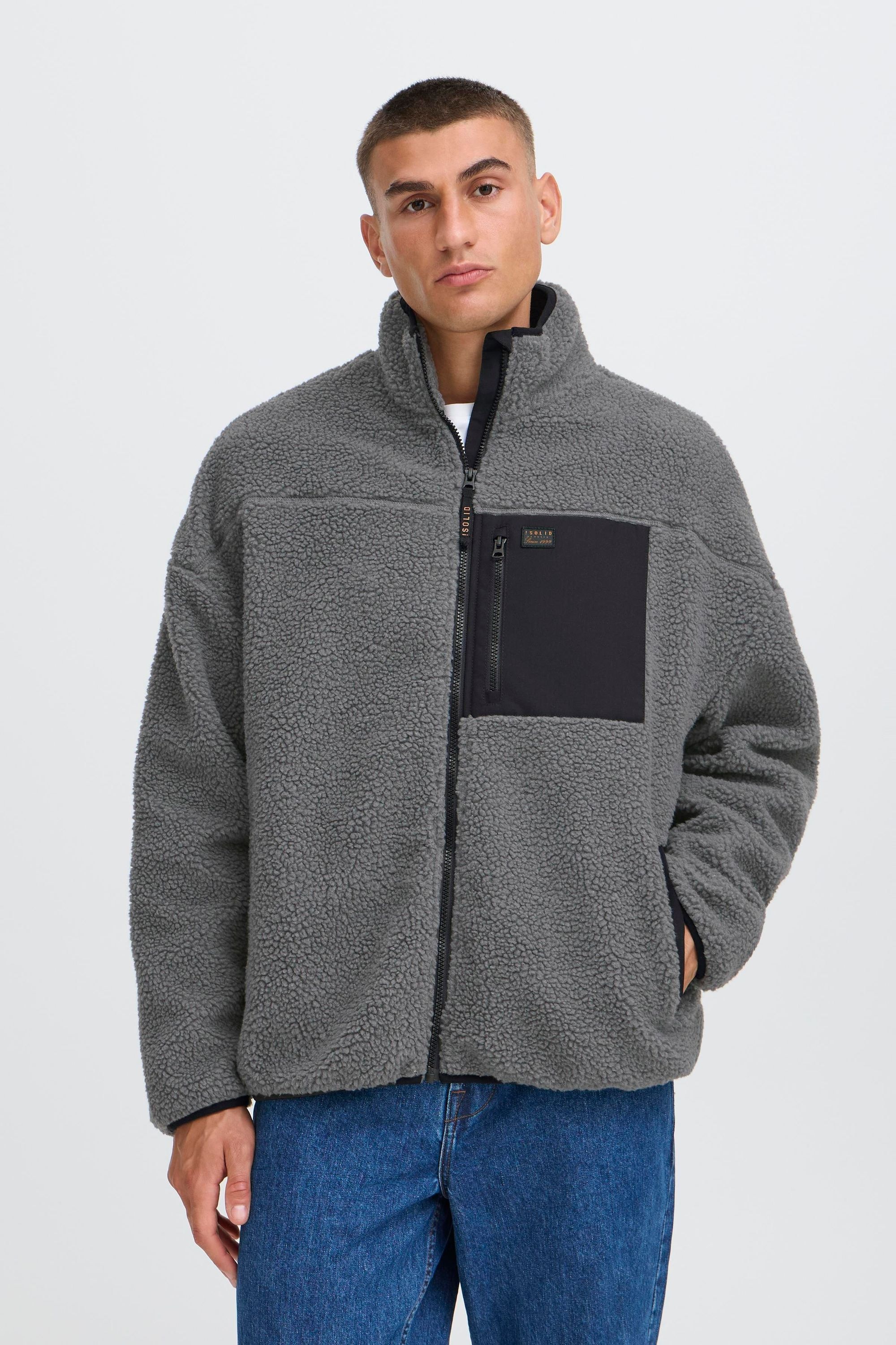 !Solid Plüschjacke »Plüschjacke SDMCWALTHER«