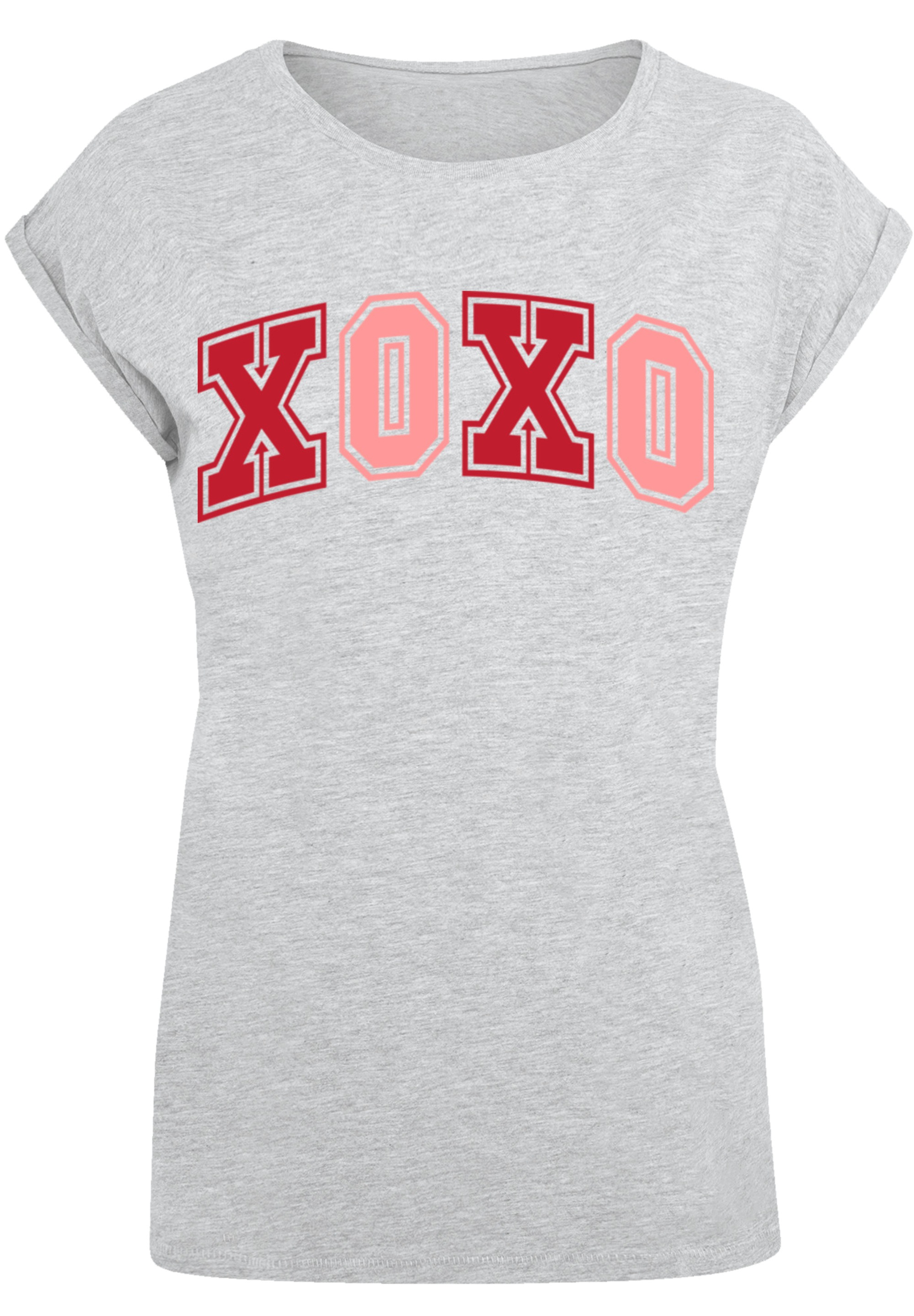 F4NT4STIC T-Shirt "xoxo Varsity College Valentinstag", Premium Qualität günstig online kaufen