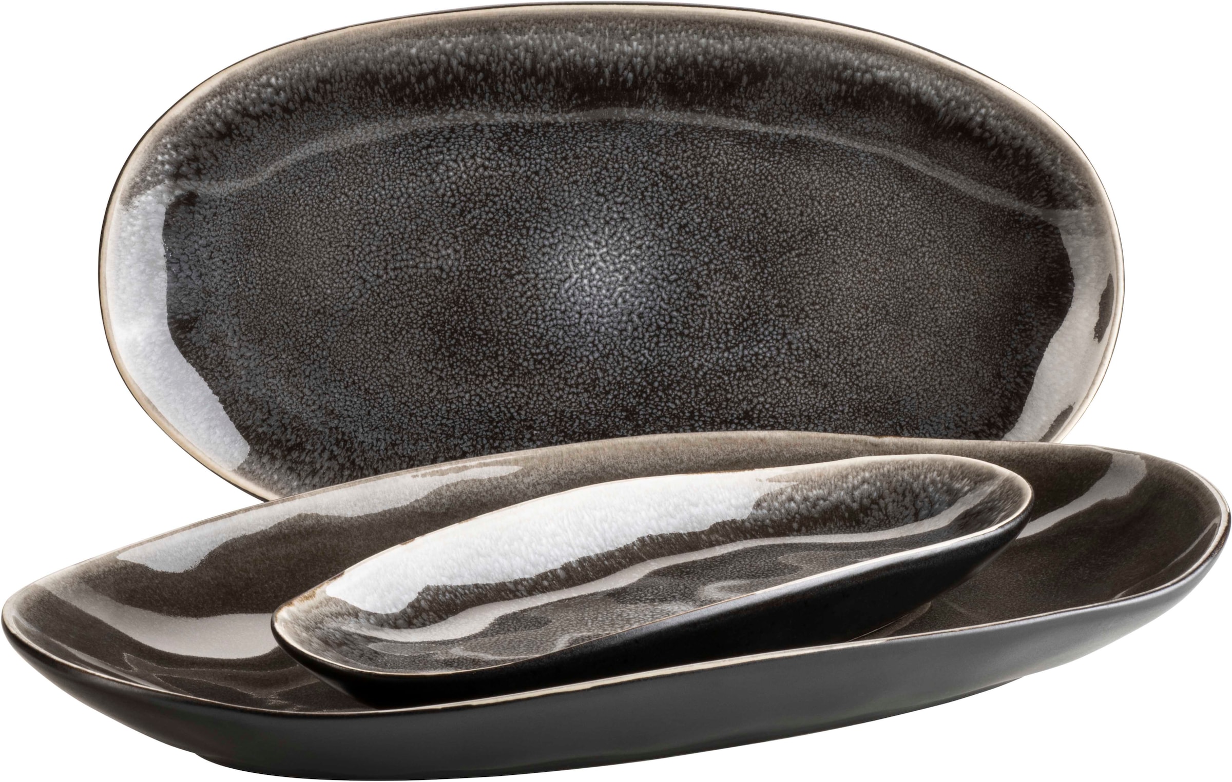 MÄSER Servierplatte "Niara Organic, Servierplatten-Set, Steinzeug" günstig online kaufen