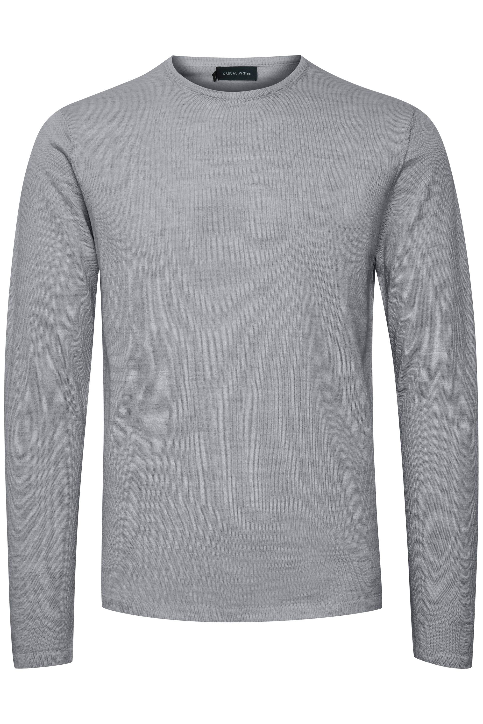 Casual Friday Strickfleece-Pullover "Strickpullover CFKent"