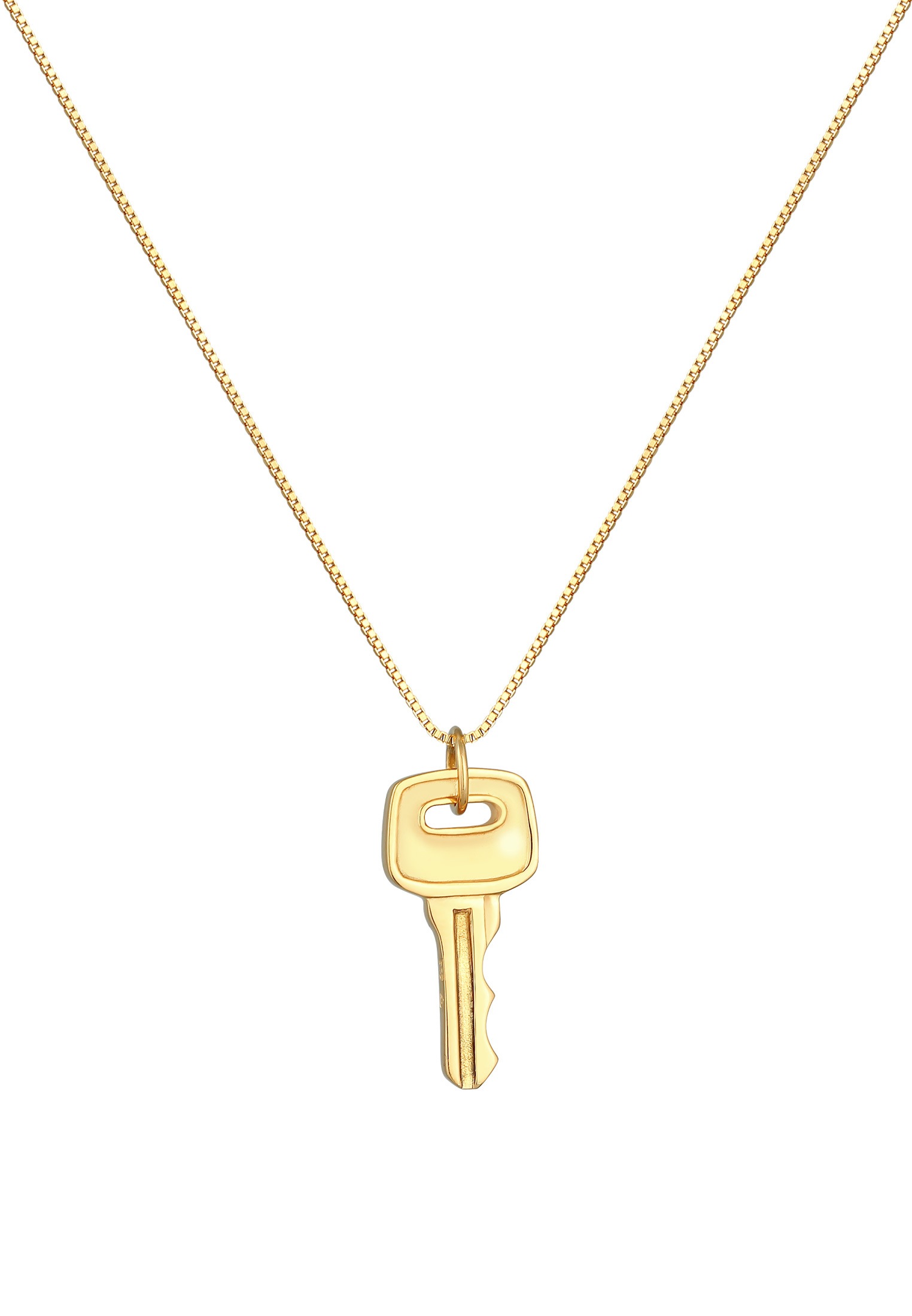 Kuzzoi Kette mit Anhänger »Herren Venezianer Schlüssel Key 925 Silber«